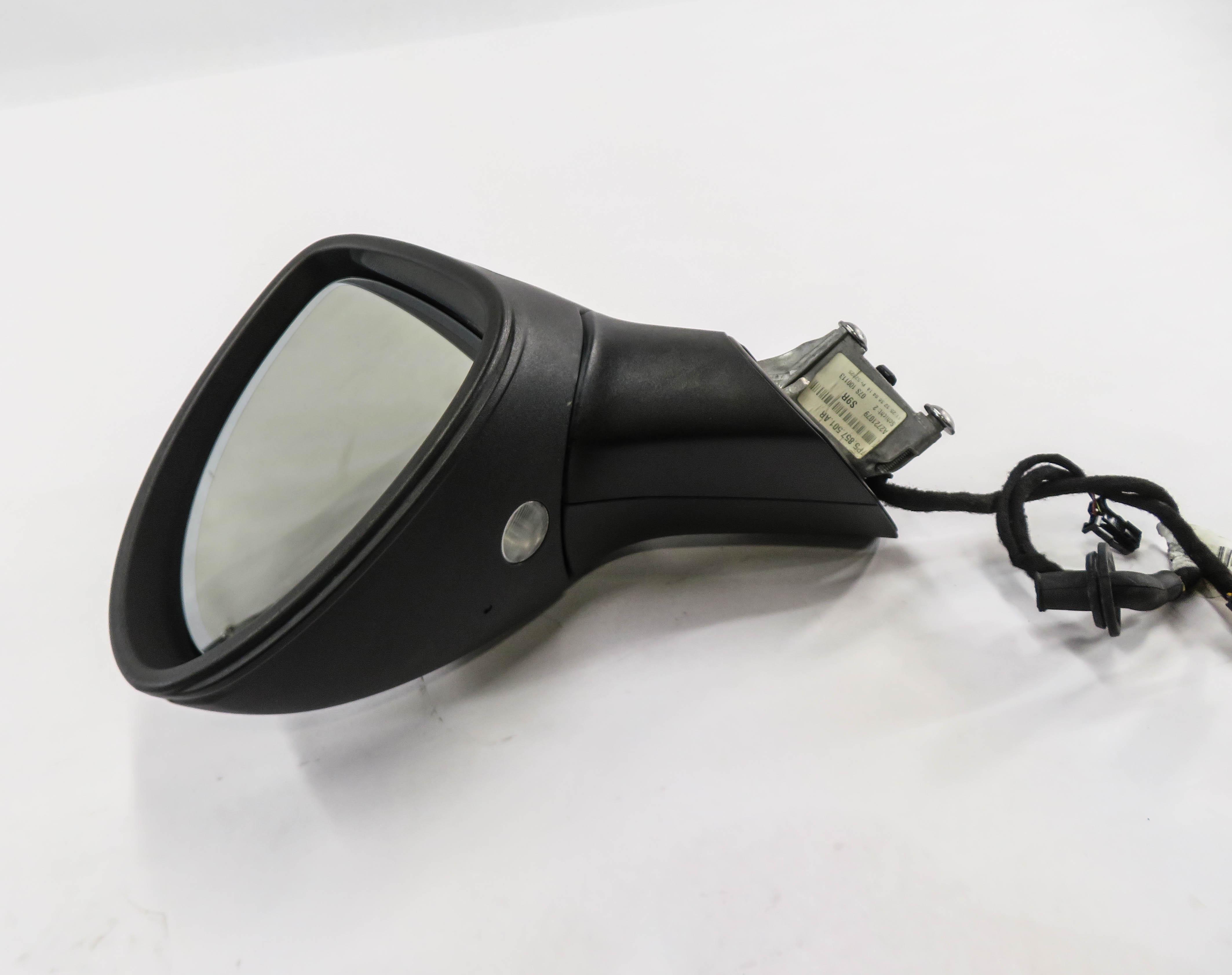 11-14 PORSCHE CAYENNE (958) LEFT - PFOLD AUTODIM BLIND SPOT DOOR MIRROR (WHITE) — exact item pictured