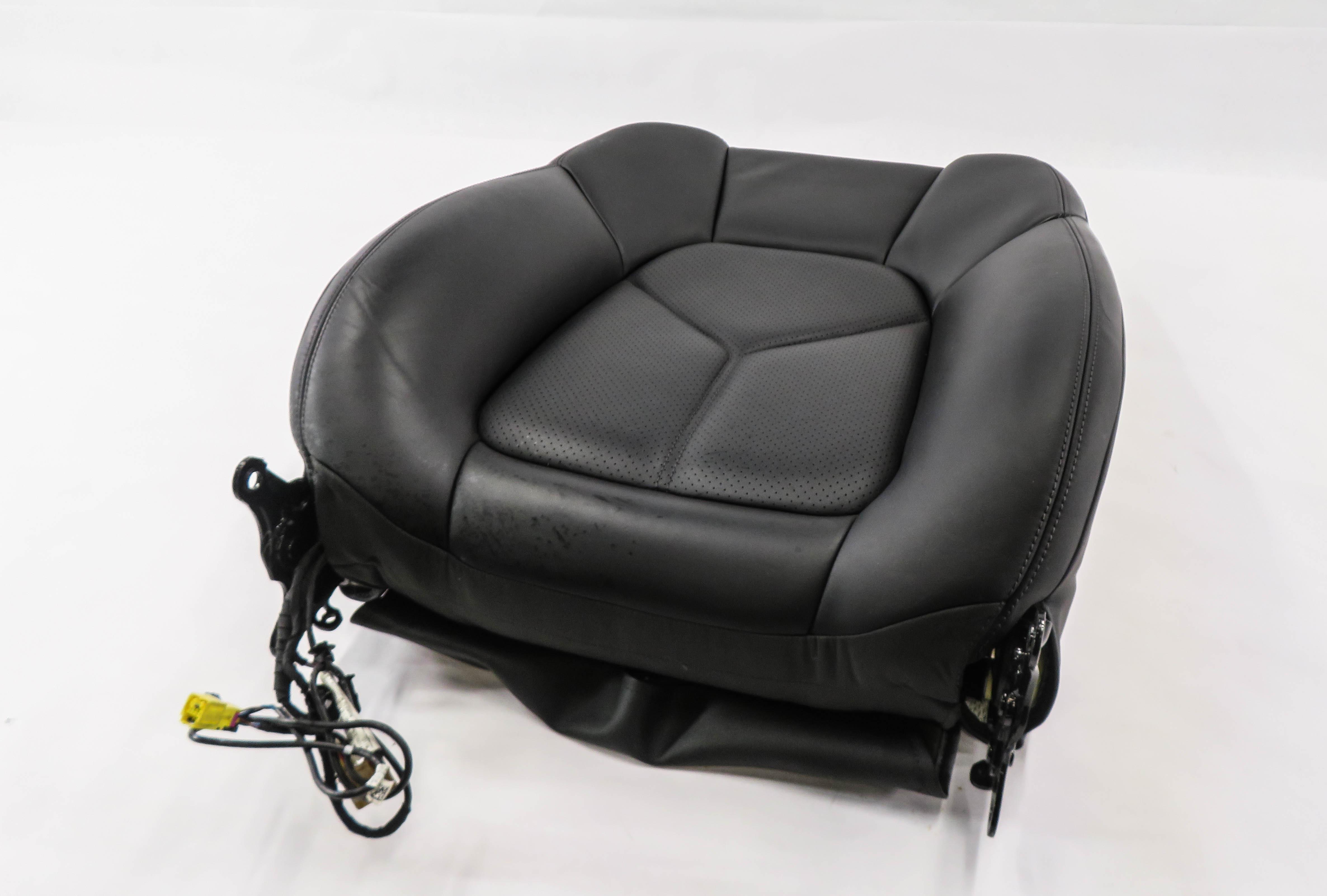 2014 PORSCHE CAYENNE (958) PASSENGER - UPPER TOP HEATED SEAT CUSHION (BLACK) — exact item pictured