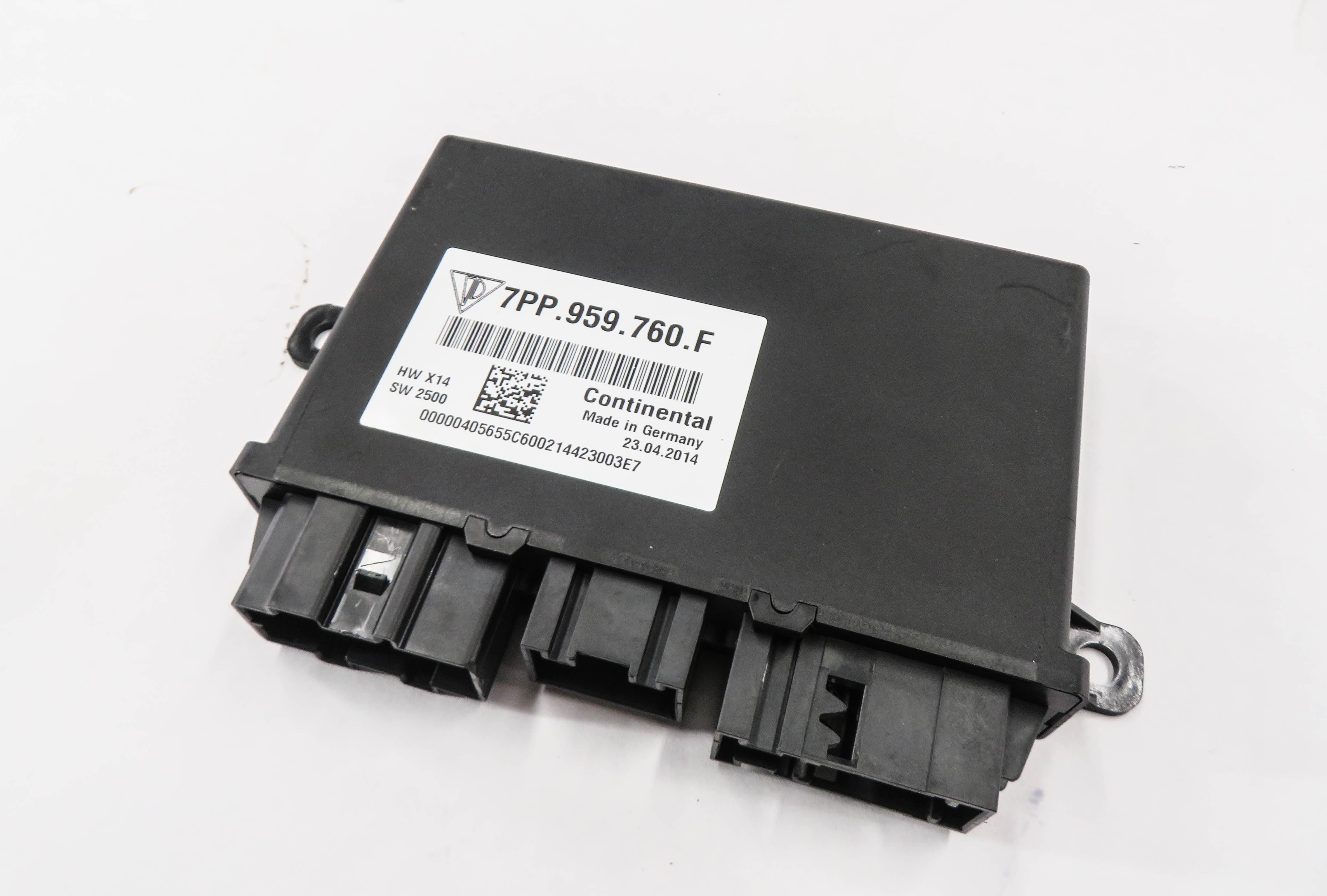 2014 PORSCHE CAYENNE (958) RIGHT FRONT PASSENGER SEAT CONTROL MODULE — exact item pictured