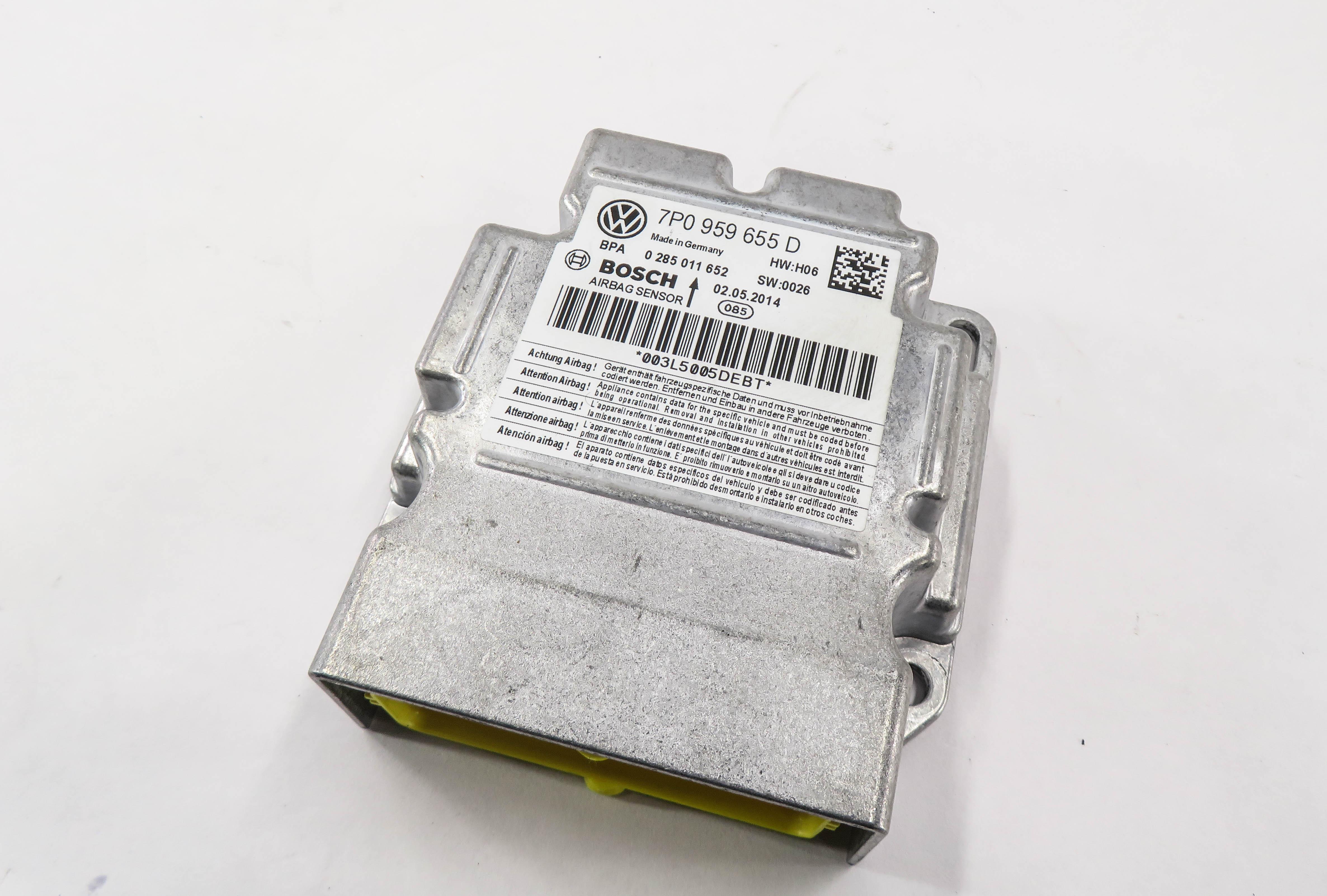 2011-2014 PORSCHE CAYENNE (958) SRS BAG CONTROL MODULE — exact item pictured