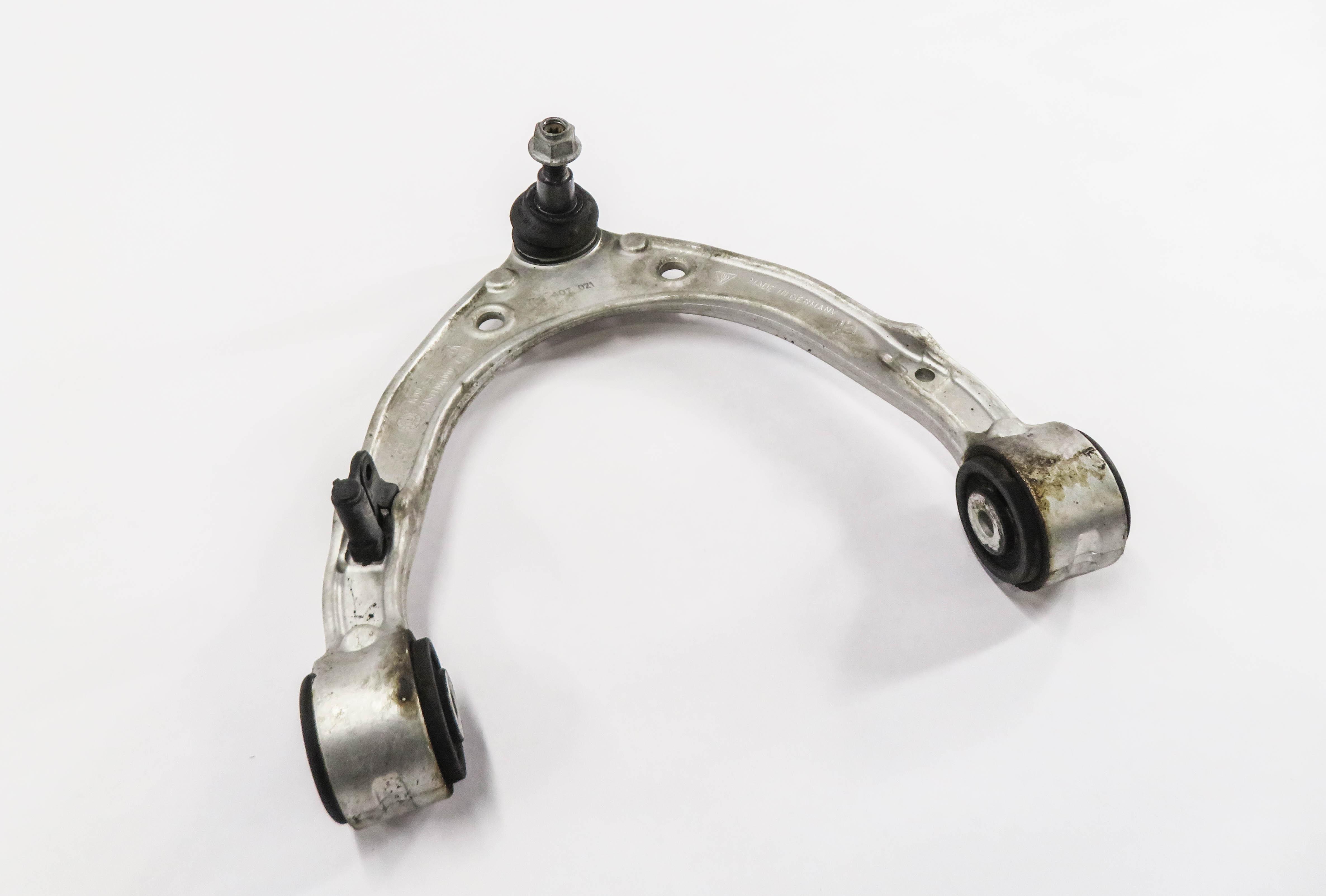 2011-2018 PORSCHE CAYENNE (958) LEFT FRONT DRIVER UPPER CONTROL ARM — exact item pictured