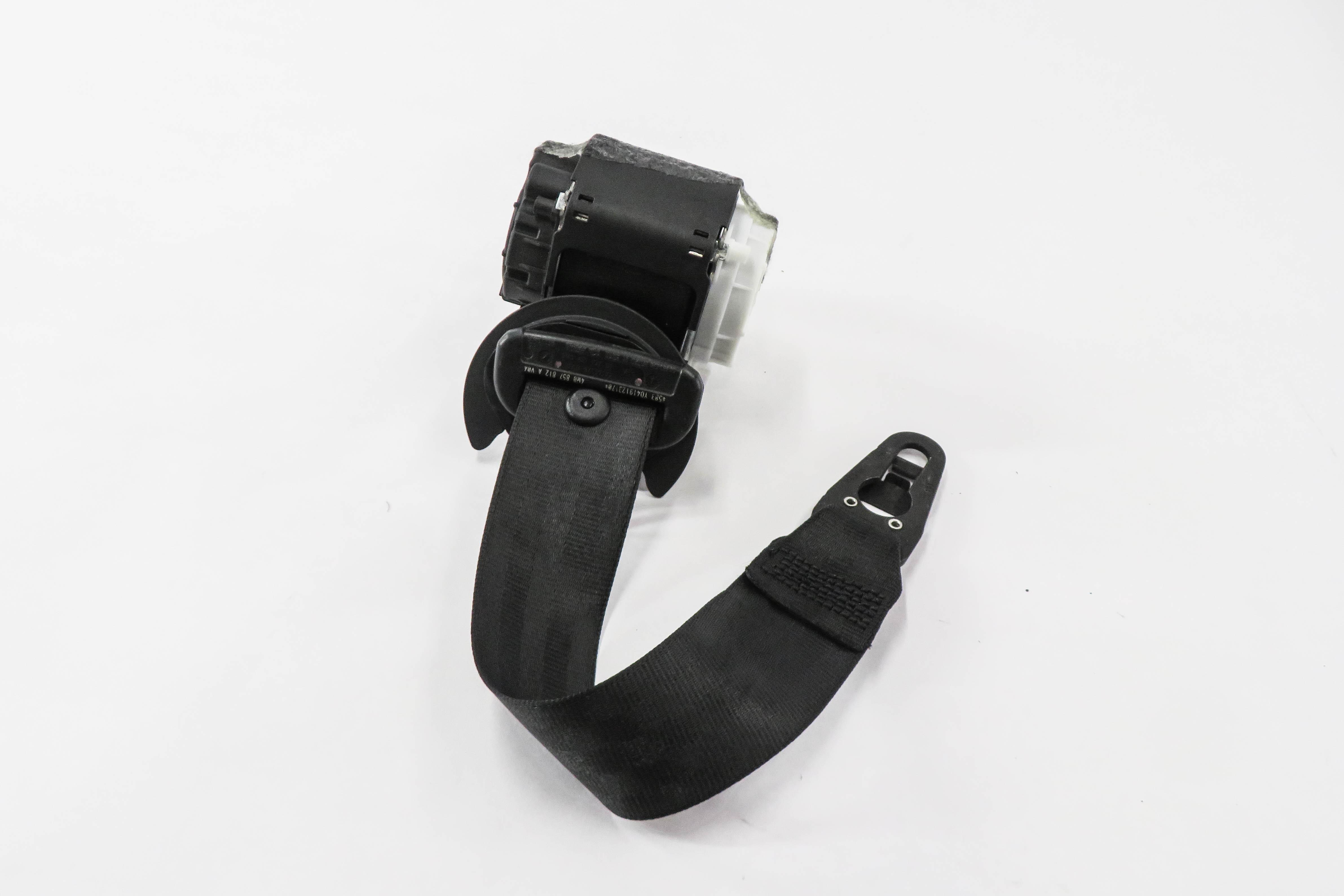 2017 AUDI Q7 (4M) REAR 3rd THIRD ROW SEAT - RIGHT SEATBELT RETRACTOR (BLACK) — exact item pictured