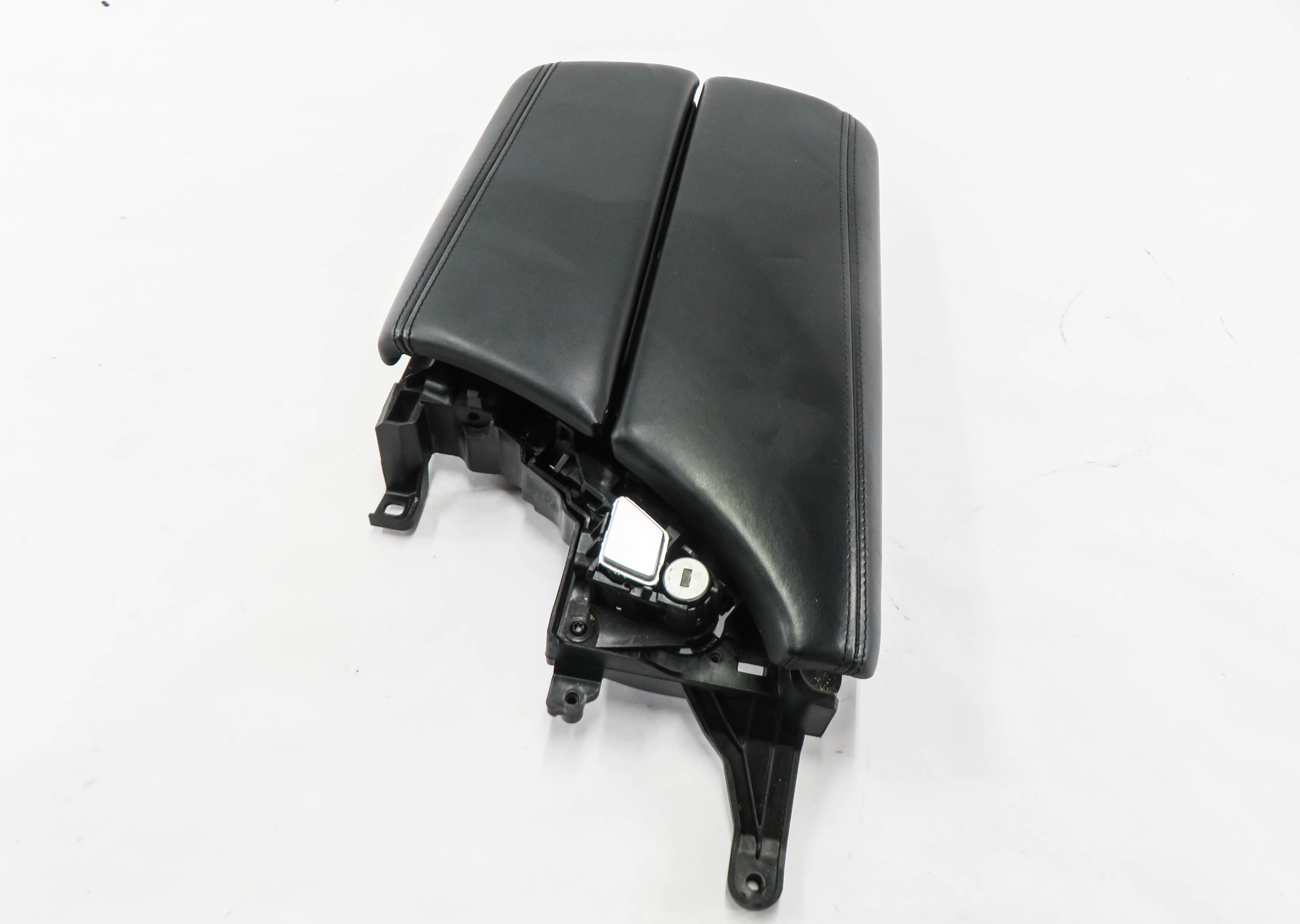 2012-2016 BMW 528i 535i 550i (F10) FRONT CENTER CONSOLE ARMREST LID (BLACK) — exact item pictured