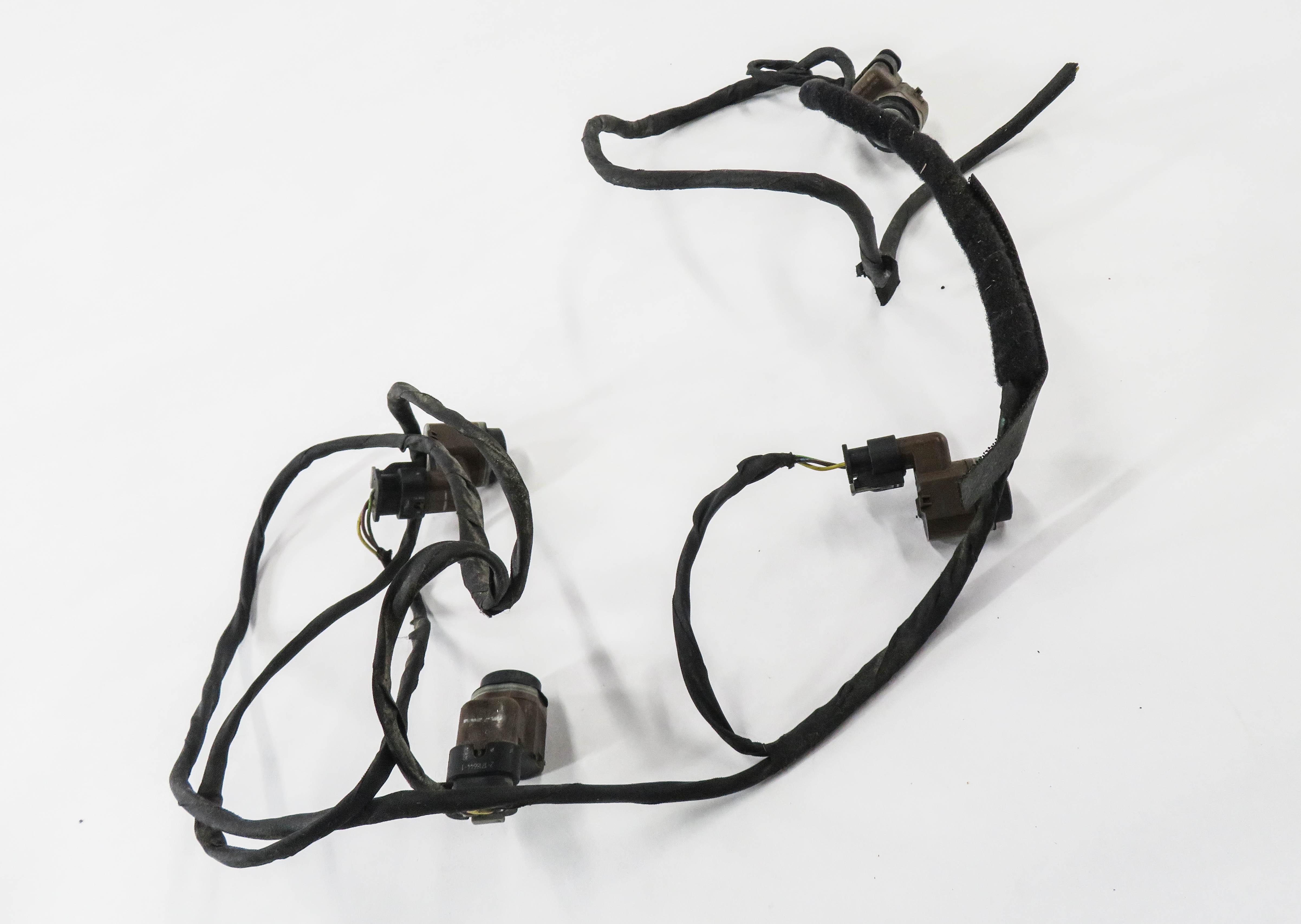 2015 BMW 535i (F10) REAR PDC PARK DISTANCE SENSOR SET w/ HARNESS (SPACE GRAY) — exact item pictured