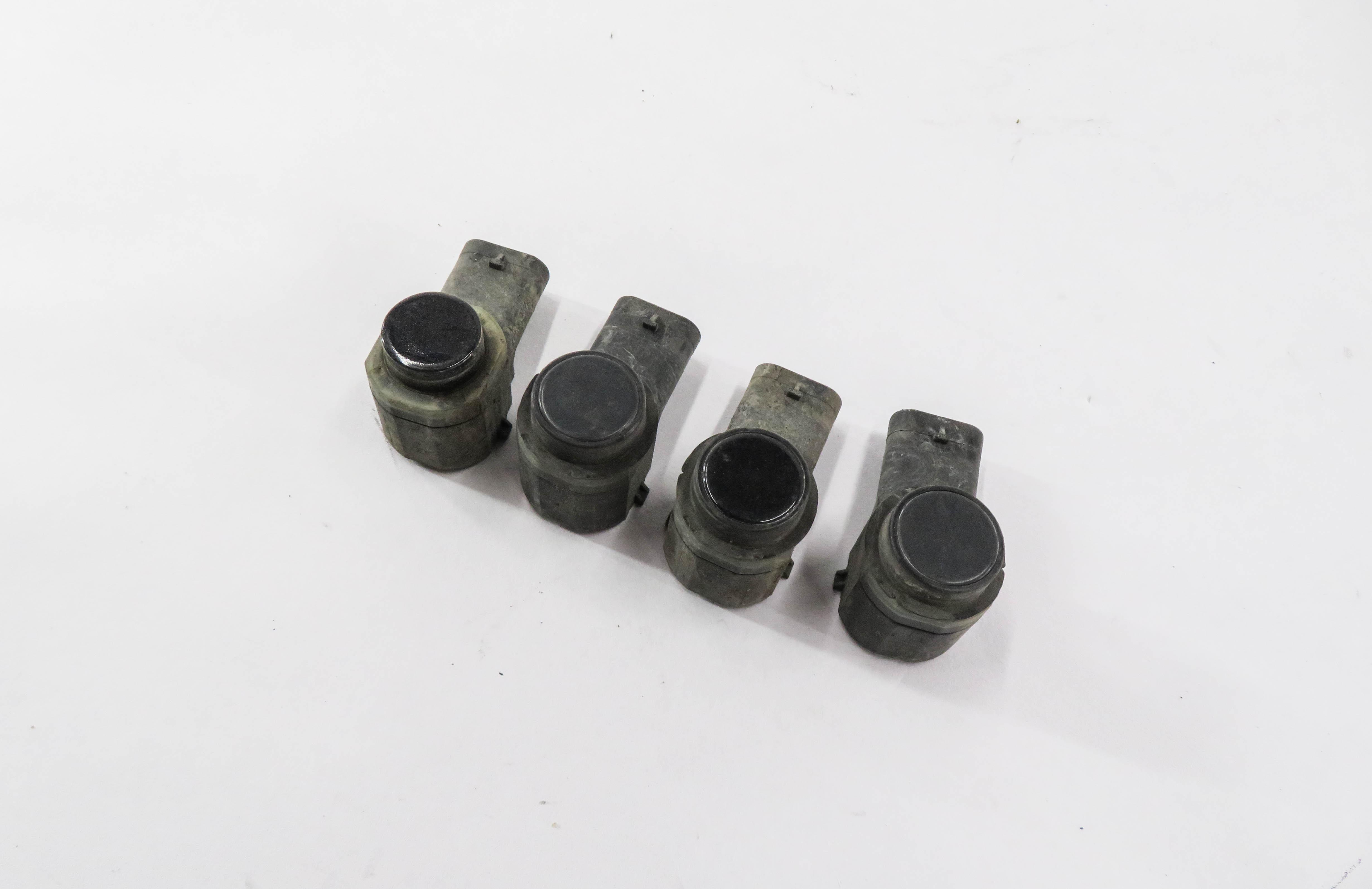 2012 AUDI Q7 (4L) REAR PDC PARK DISTANCE SENSOR SET w/o HARNESS (ORCA BLACK 2T) — exact item pictured