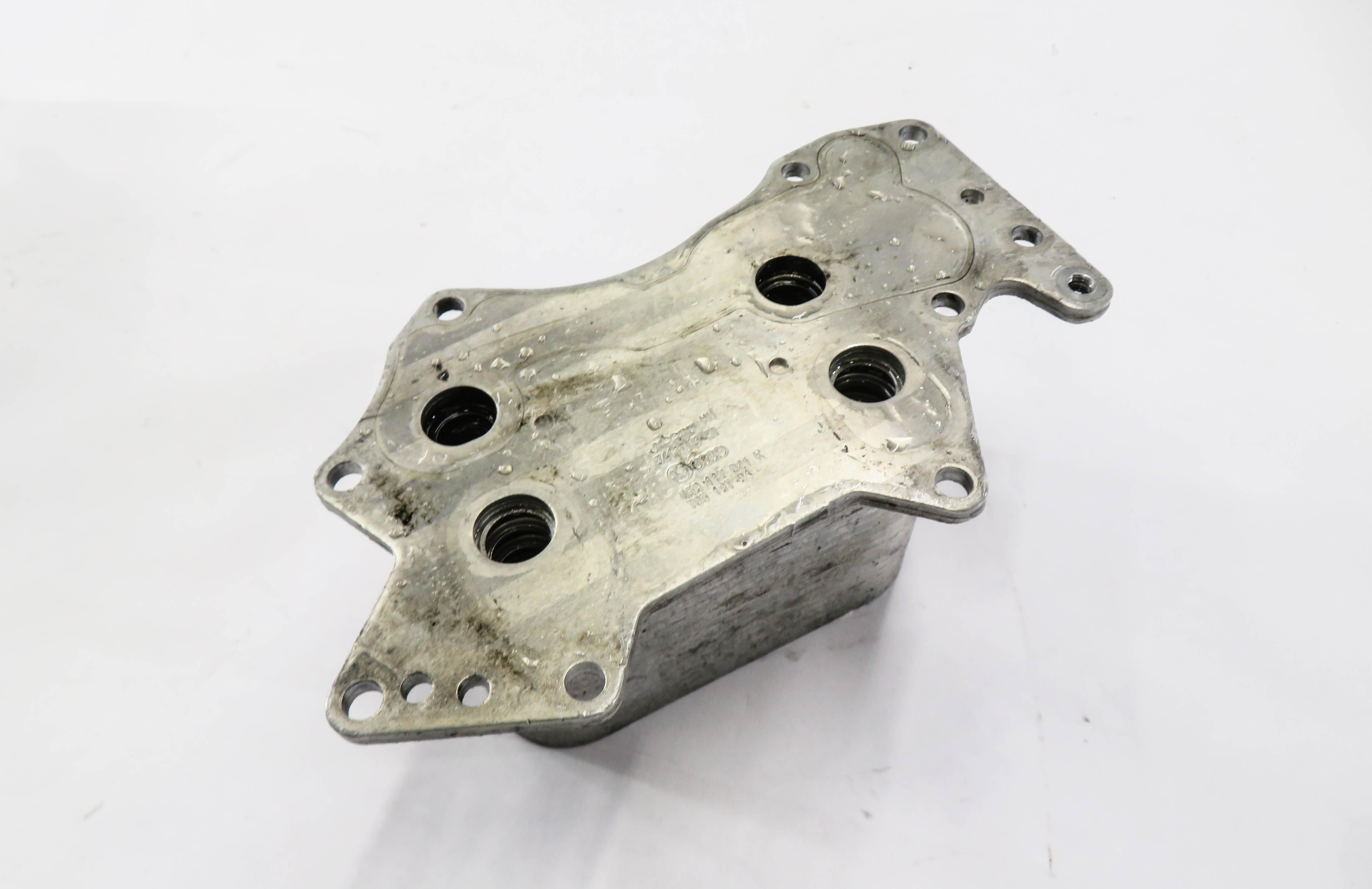 2009-2012 VW TOUAREG / AUDI Q7 (4L) 3.0L TURBO TDI DIESEL ENGINE - OIL COOLER — exact item pictured