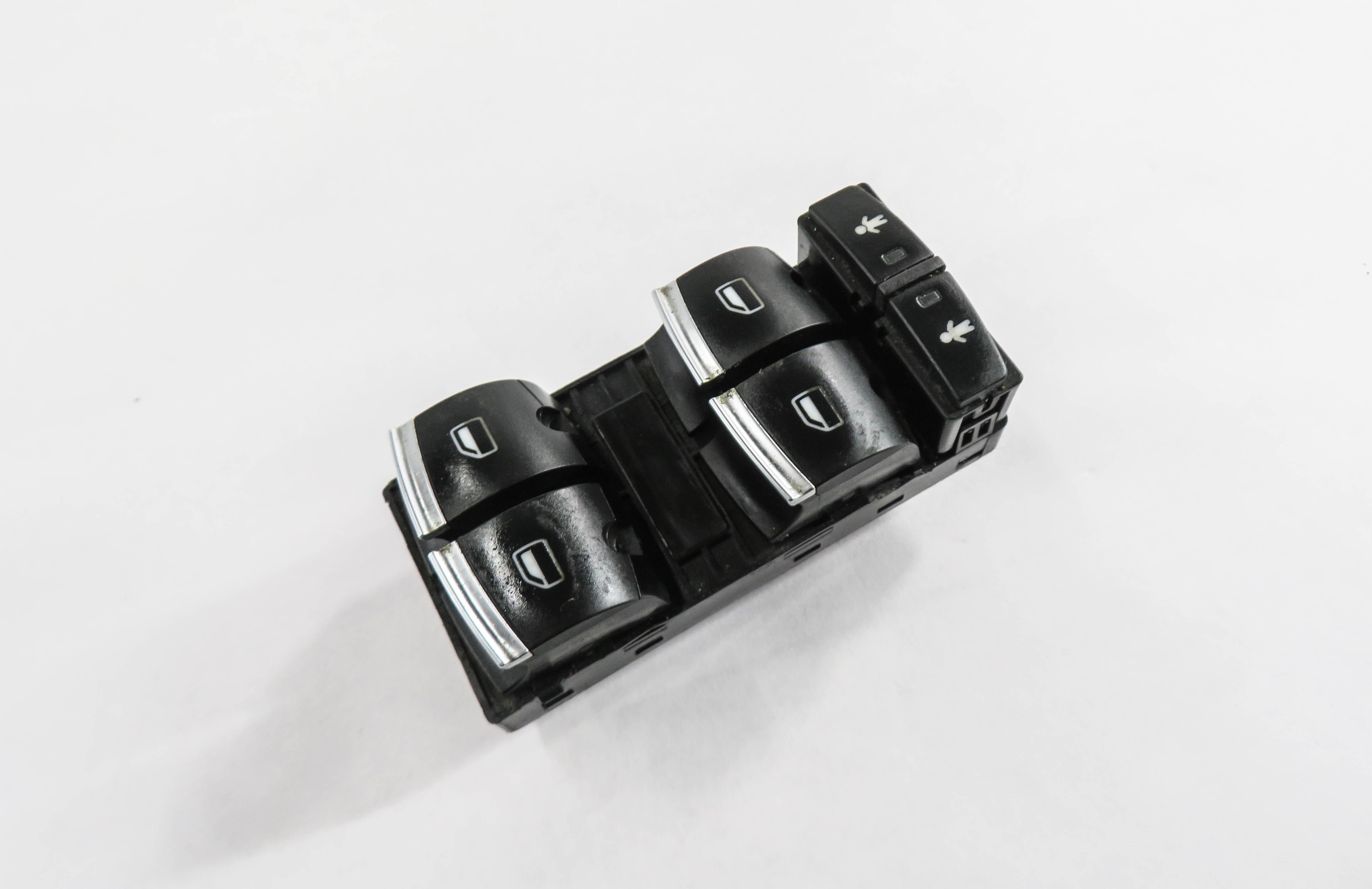 2011-2015 AUDI Q7 (4L) LEFT DRIVER MASTER POWER WINDOW SWITCH w/ CHILD LOCK — exact item pictured