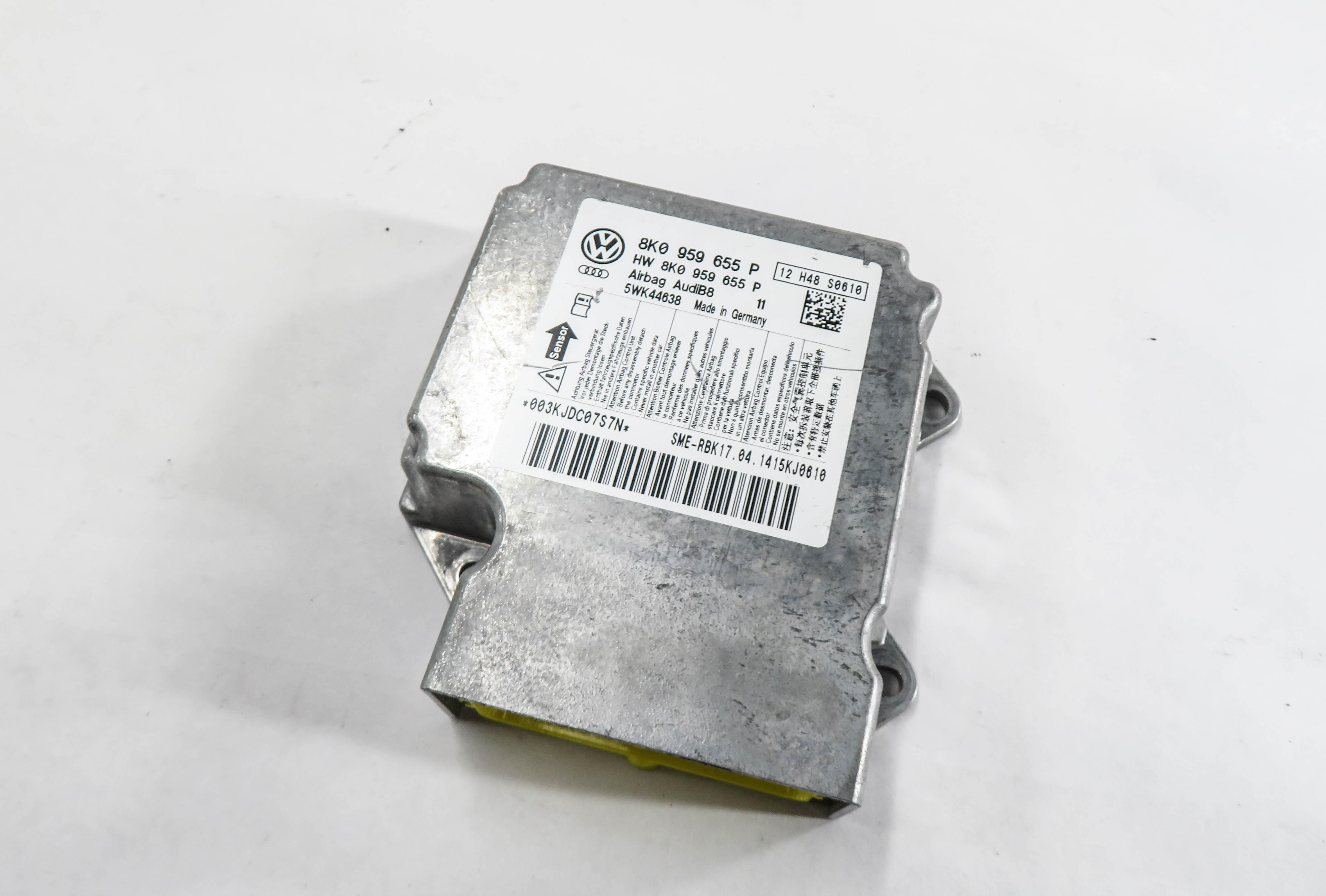 2013-2015 AUDI A4 A5 S4 S5 RS5 (B8 8K 8T) SRS BAG CONTROL MODULE — exact item pictured
