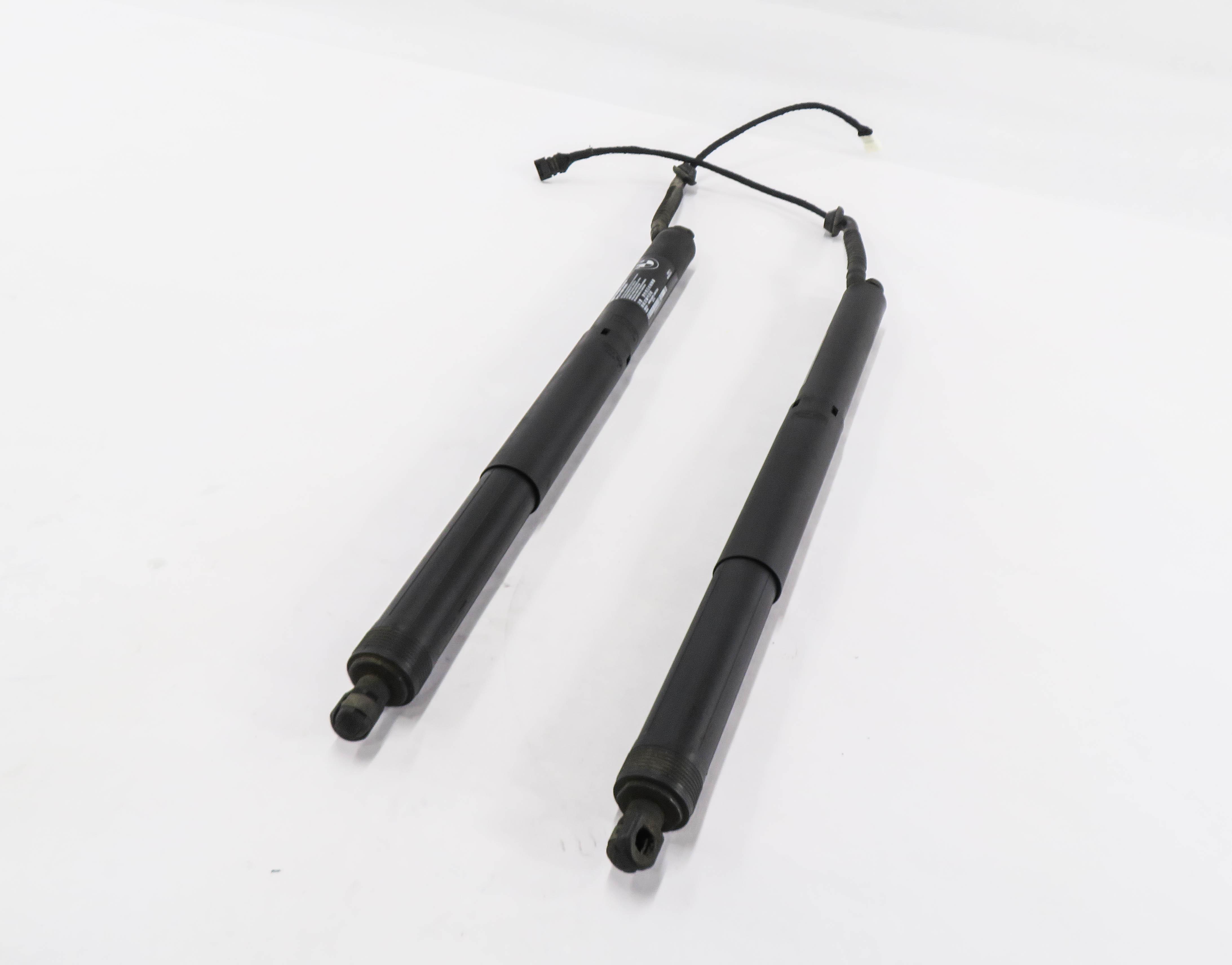 2014-2017 BMW X5 (F15) LEFT & RIGHT REAR ELECTRIC SPINDLE DRIVE SHOCK STRUT SET — exact item pictured