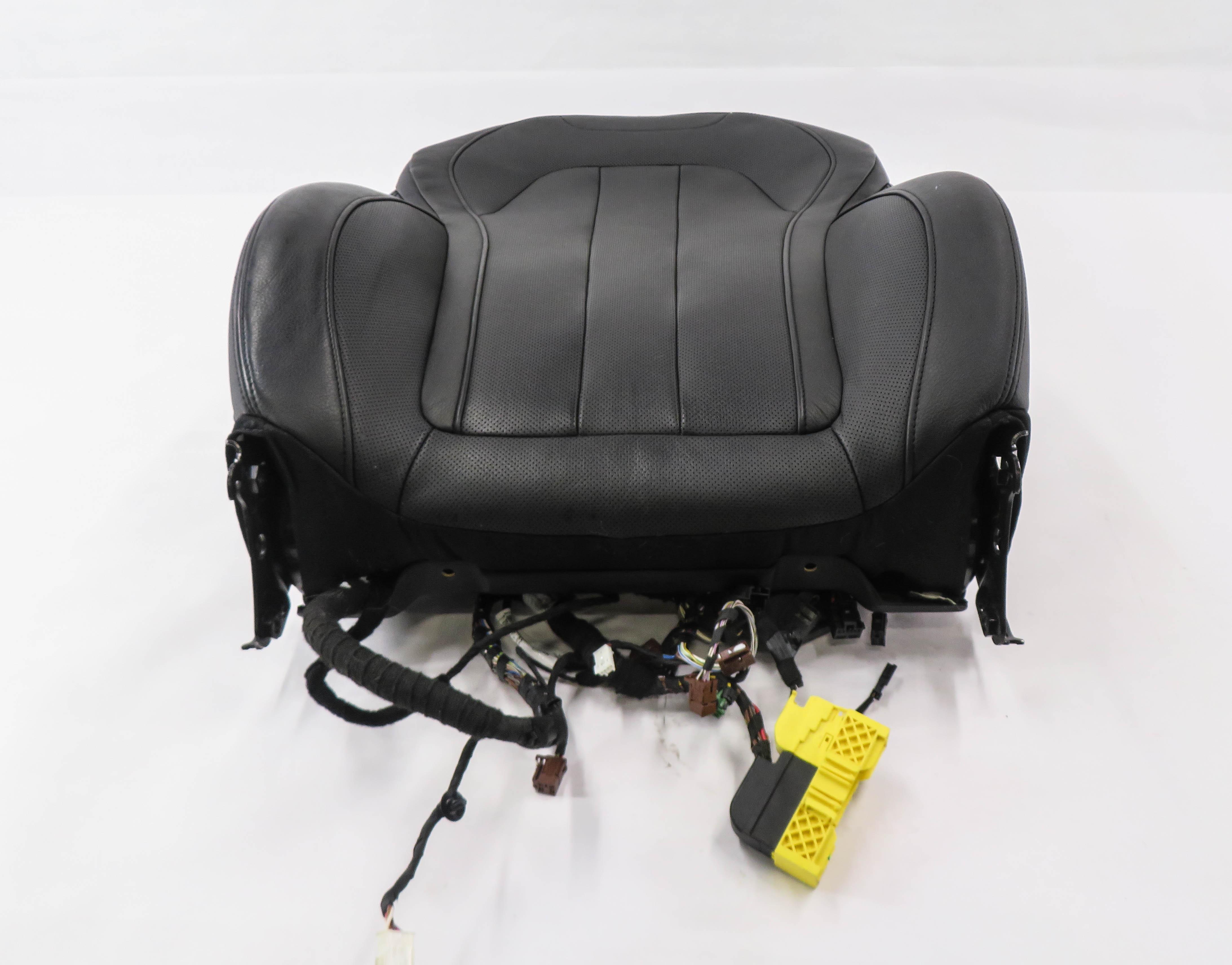 2014 BMW X5 (F15) PASSENGER - UPPER TOP HEATED COMFORT SEAT CUSHION (BLACK) — exact item pictured