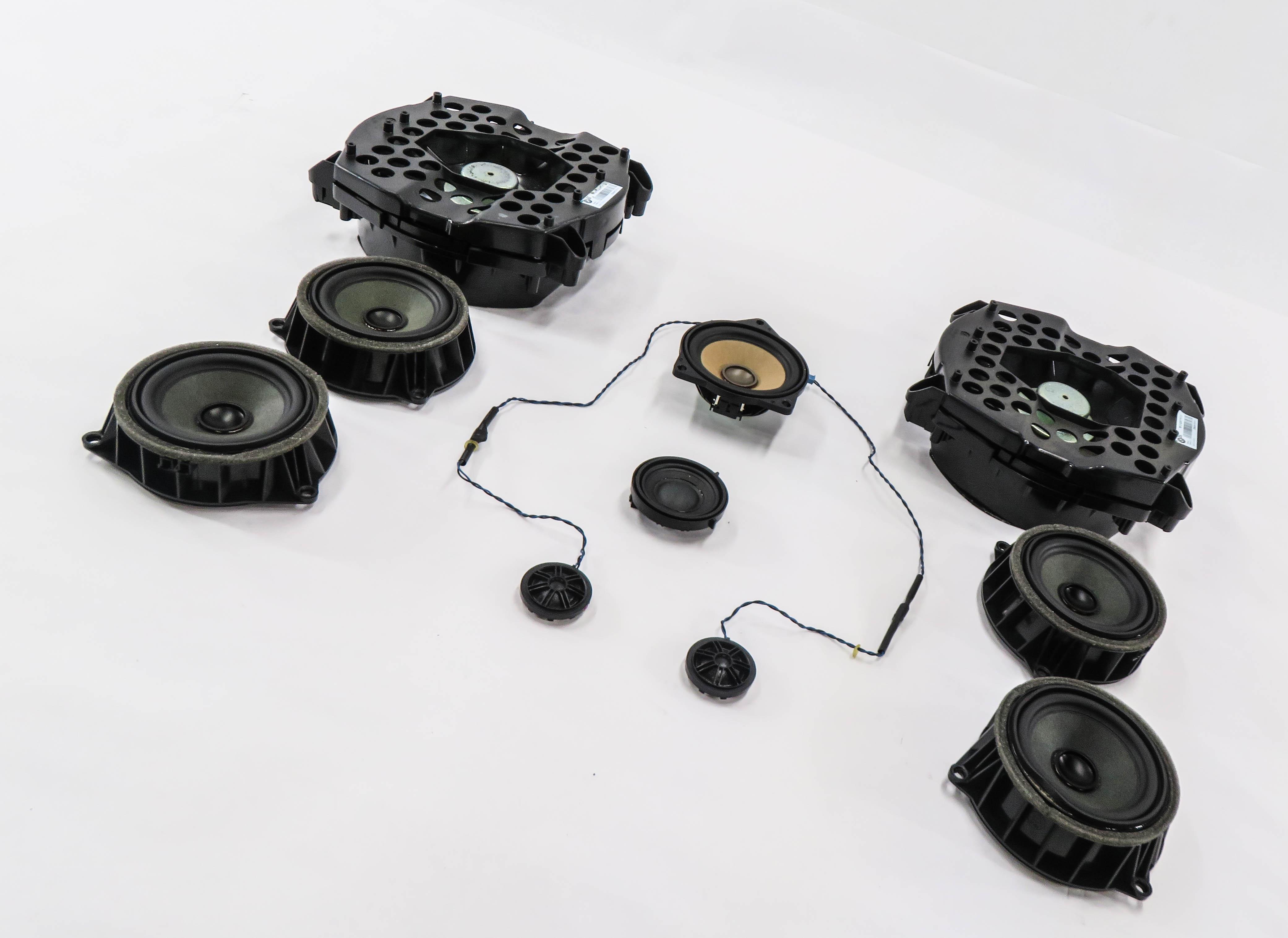 2014 BMW X5 (F15) RADIO STEREO SUB SUBWOOFER SPEAKER SET-10 — exact item pictured