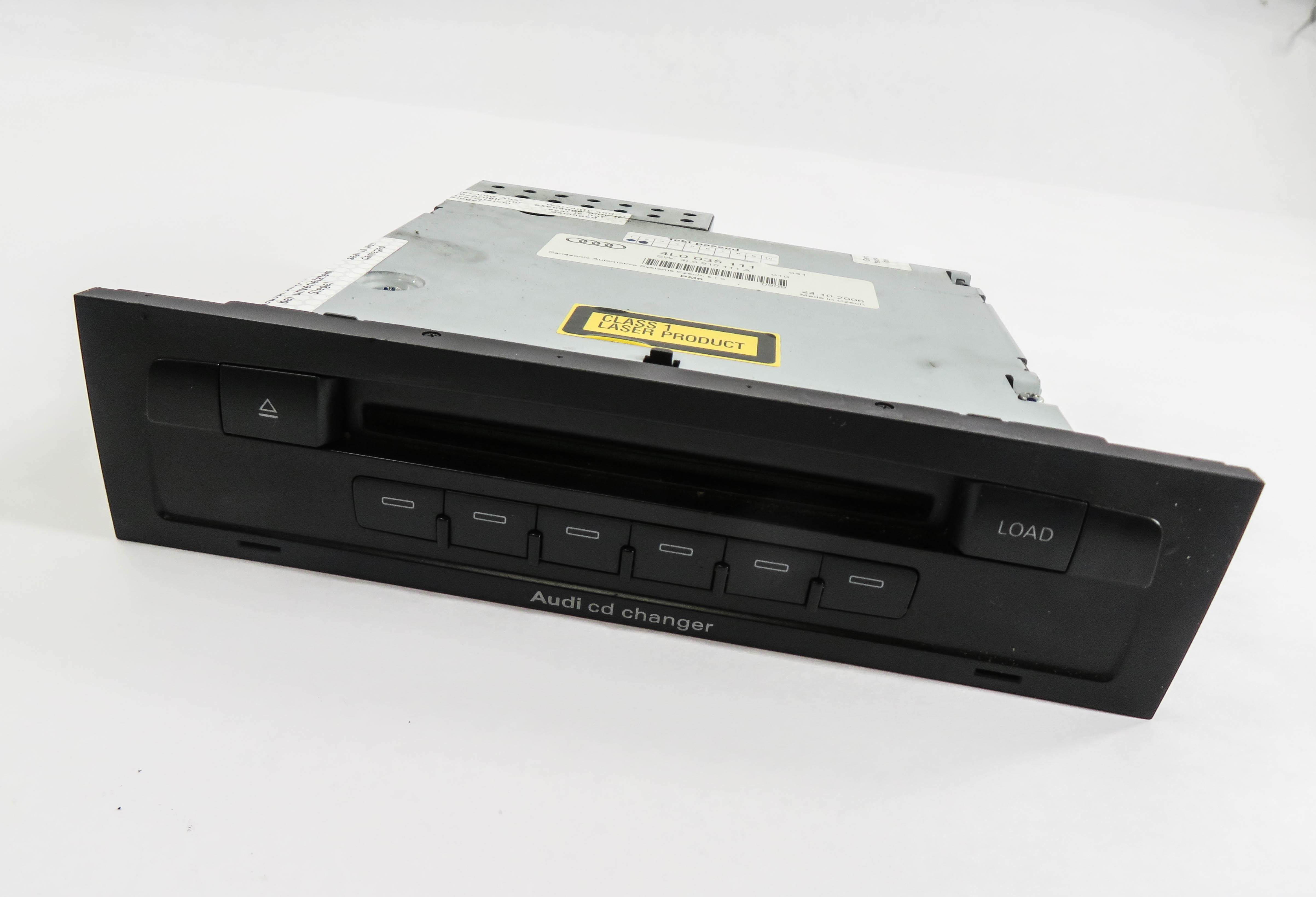 2007-2011 AUDI Q7 (4L) RADIO STEREO 6 DISC CD CHANGER PLAYER READER DRIVE — exact item pictured