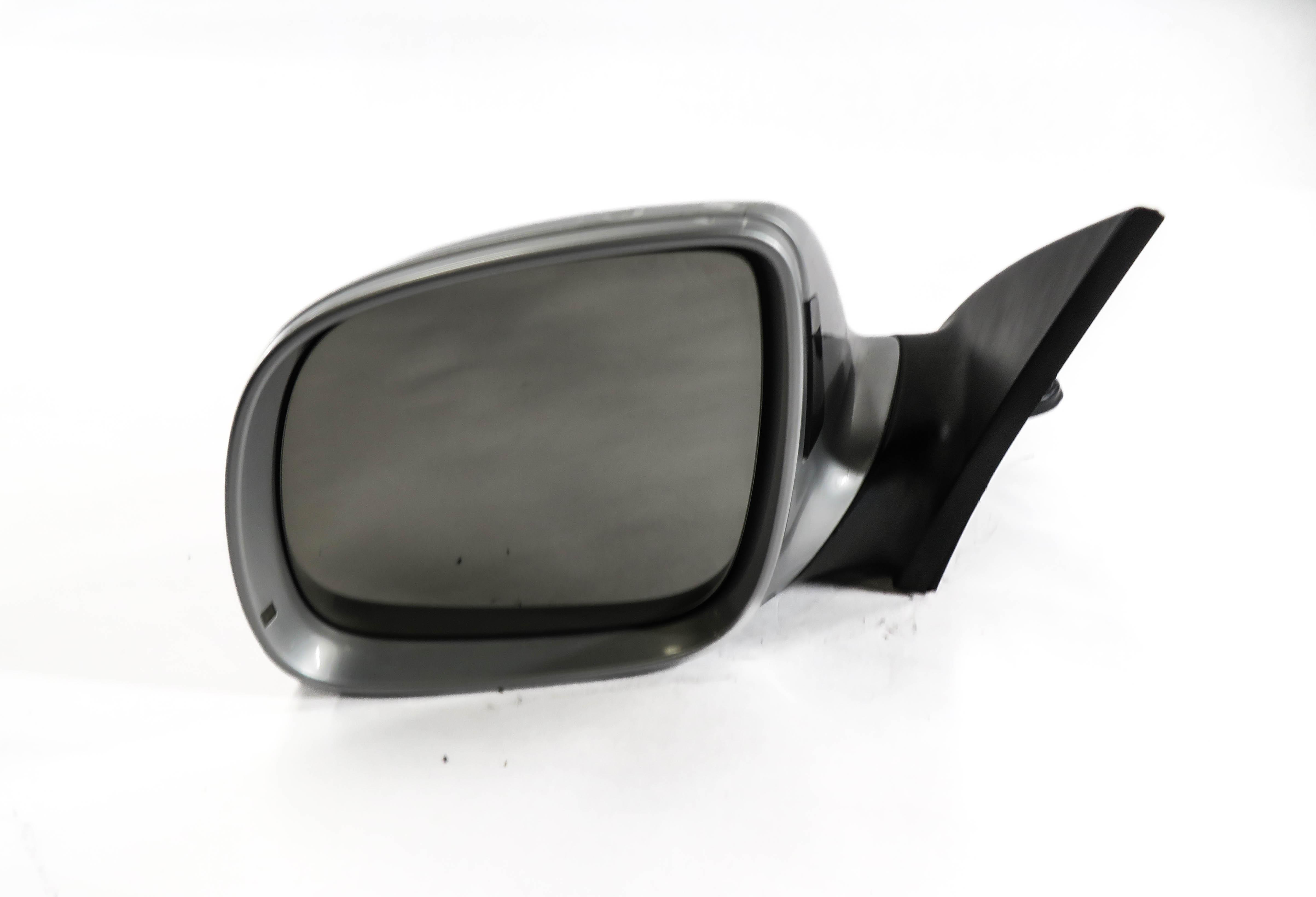 2007-2009 AUDI Q7 (4L) LEFT - HEATED MEMORY BLIND SPOT DOOR MIRROR (SILVER) — exact item pictured