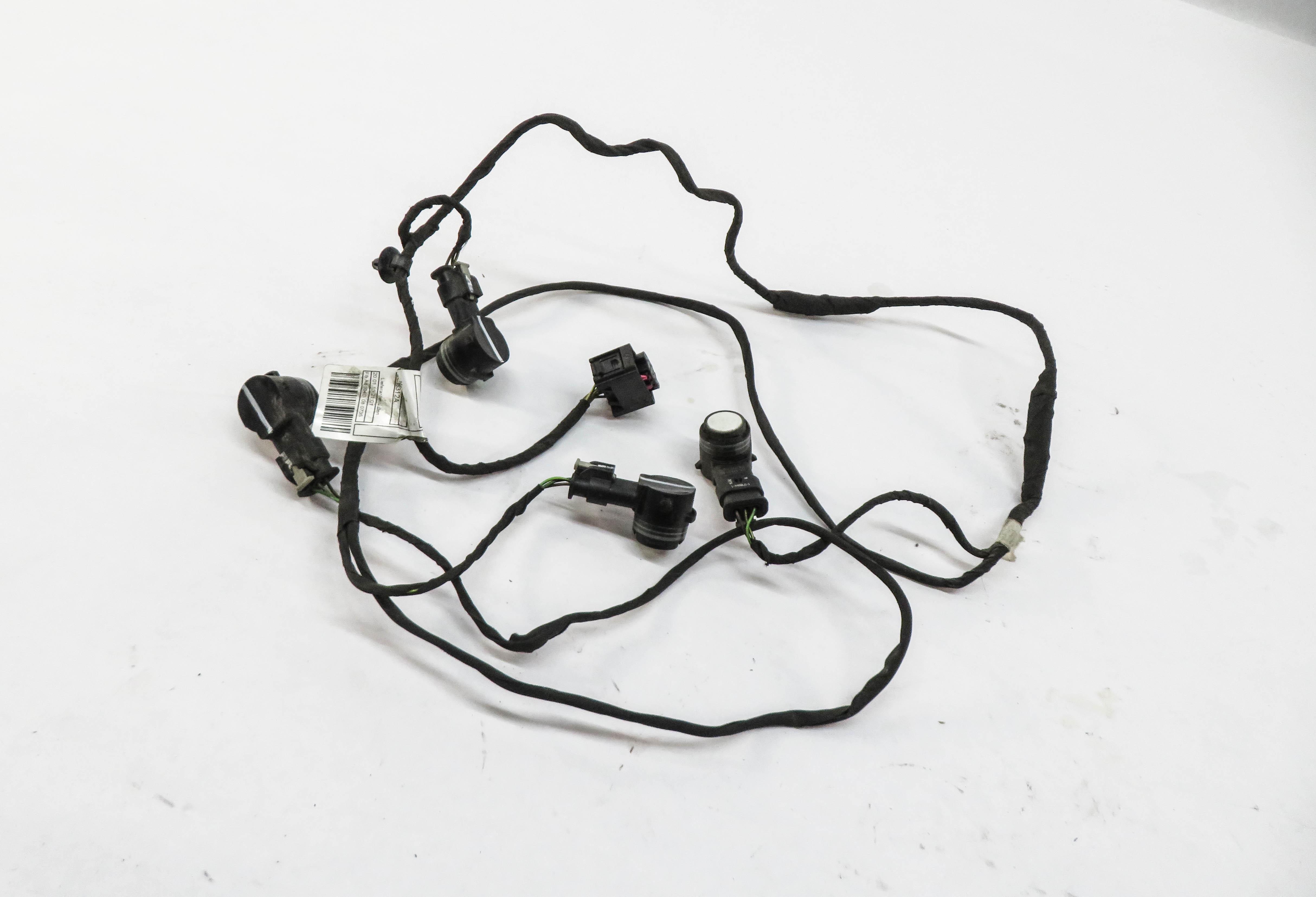 2015 BMW X5 (F15) REAR PDC PARK DISTANCE SENSOR SET w/ HARNESS (ALPINE WHITE) — exact item pictured