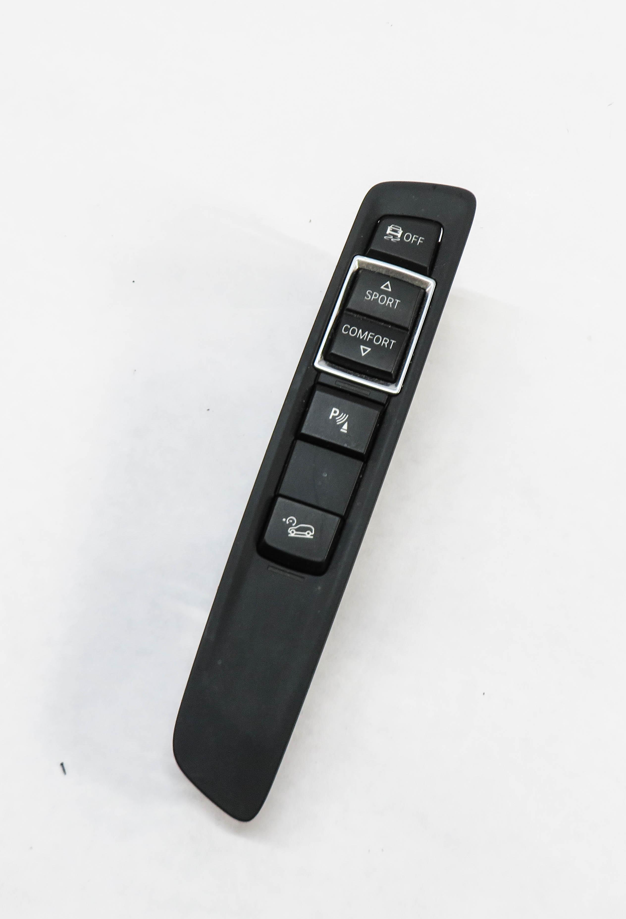 2015 BMW X5 (F15) TRACTION CONTROL SPORT COMFORT PDC SWITCH BUTTON PANEL — exact item pictured