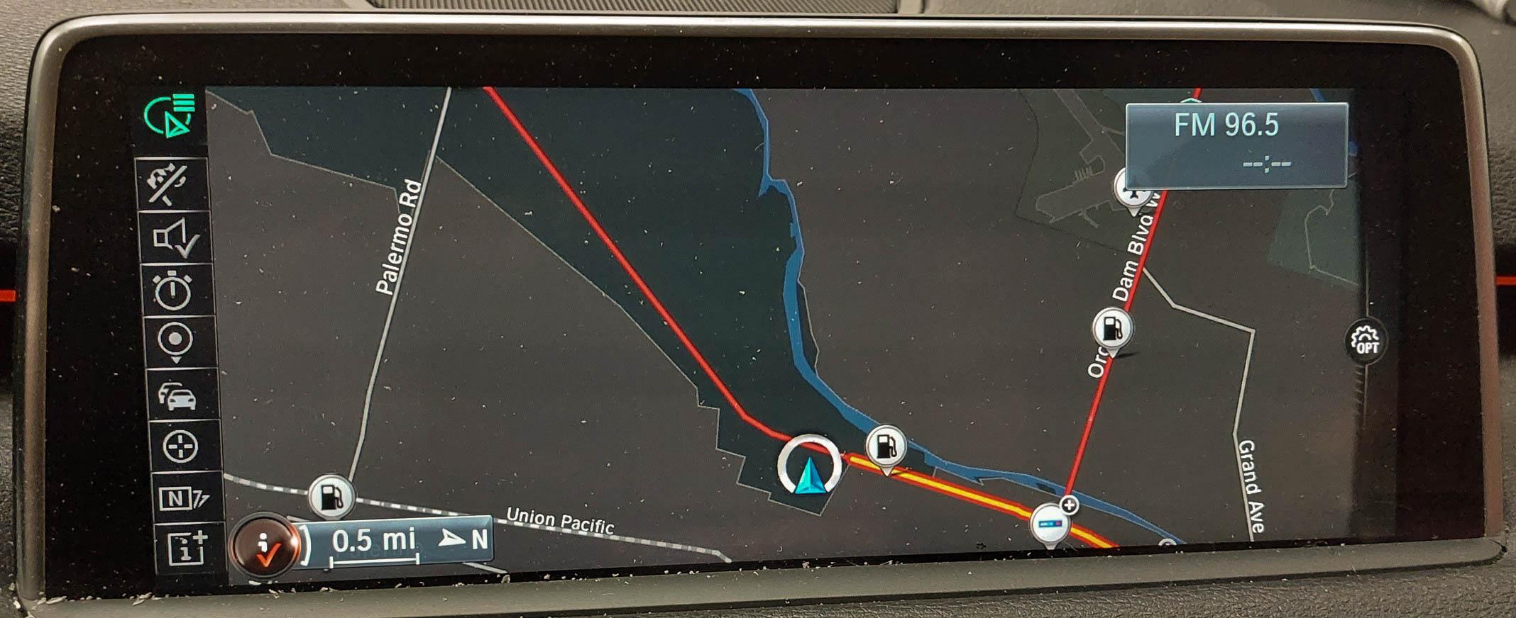 2014-2016 BMW X5 X6 X5M X6M ///M (F15 F16 F85 F86) GPS NAVIGATION DISPLAY SCREEN — exact item pictured