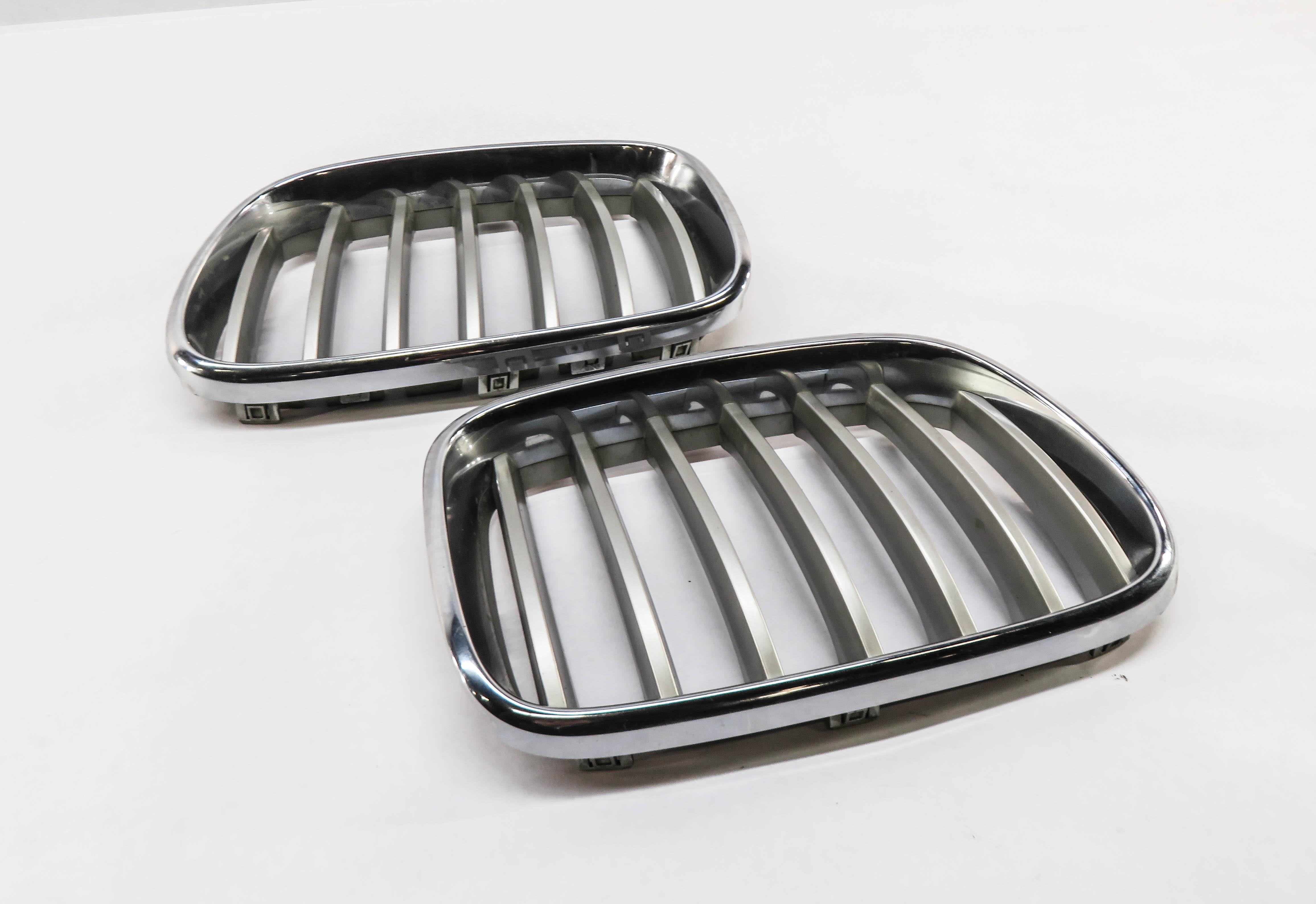 2013-2017 BMW X3 (F25) FRONT LEFT & RIGHT GRILLE HOOD VENT TRIM SET-2 — exact item pictured