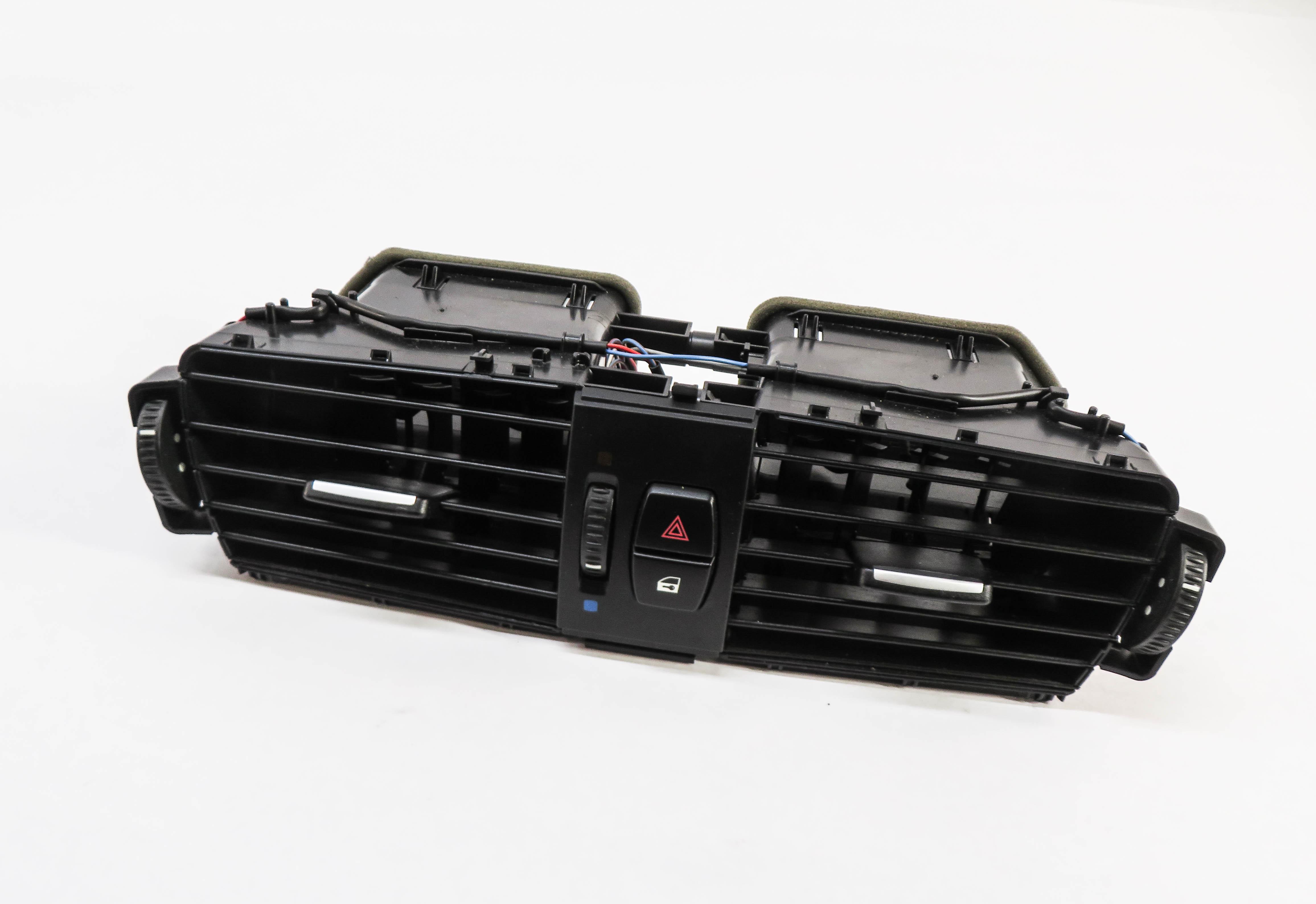 2013 BMW X3 (F25) CENTER DASH HEATER A/C AIR VENT w/ HAZARD LOCK SWITCH — exact item pictured