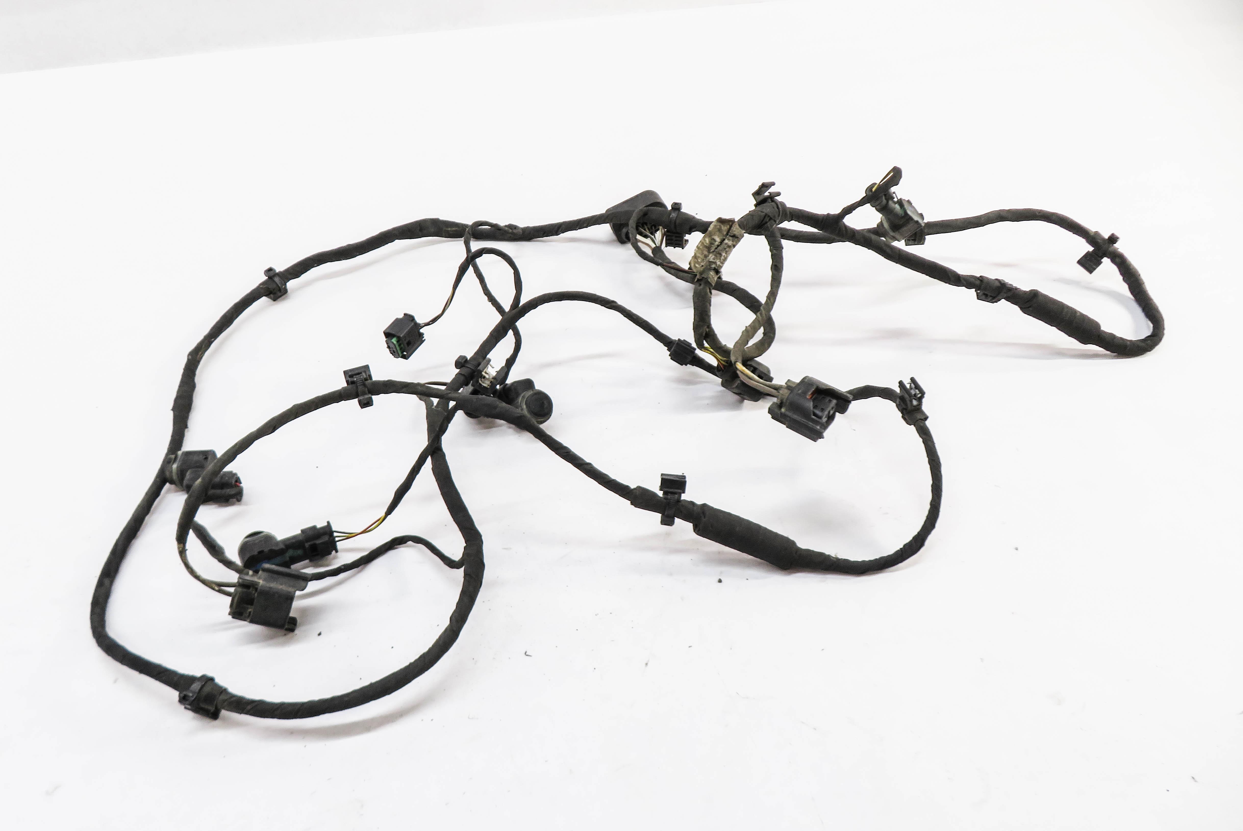 2015 AUDI Q7 (4L) FRONT PDC PARK DISTANCE SENSOR SET w/ HARNESS — exact item pictured