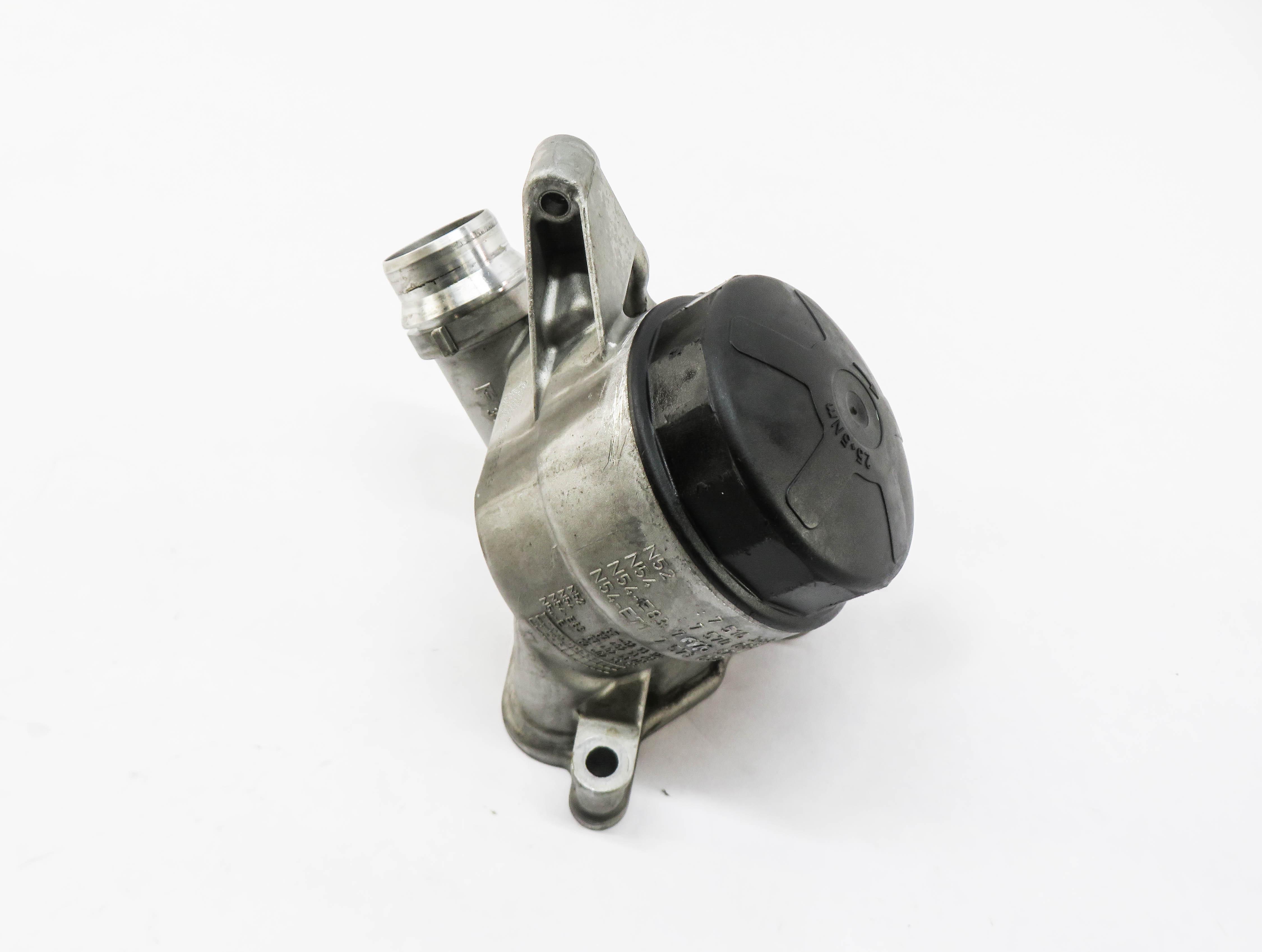2013 BMW X3 (F25) 2.0L N20 TURBO ENGINE - OIL FILTER HOUSING w/ CAP — exact item pictured