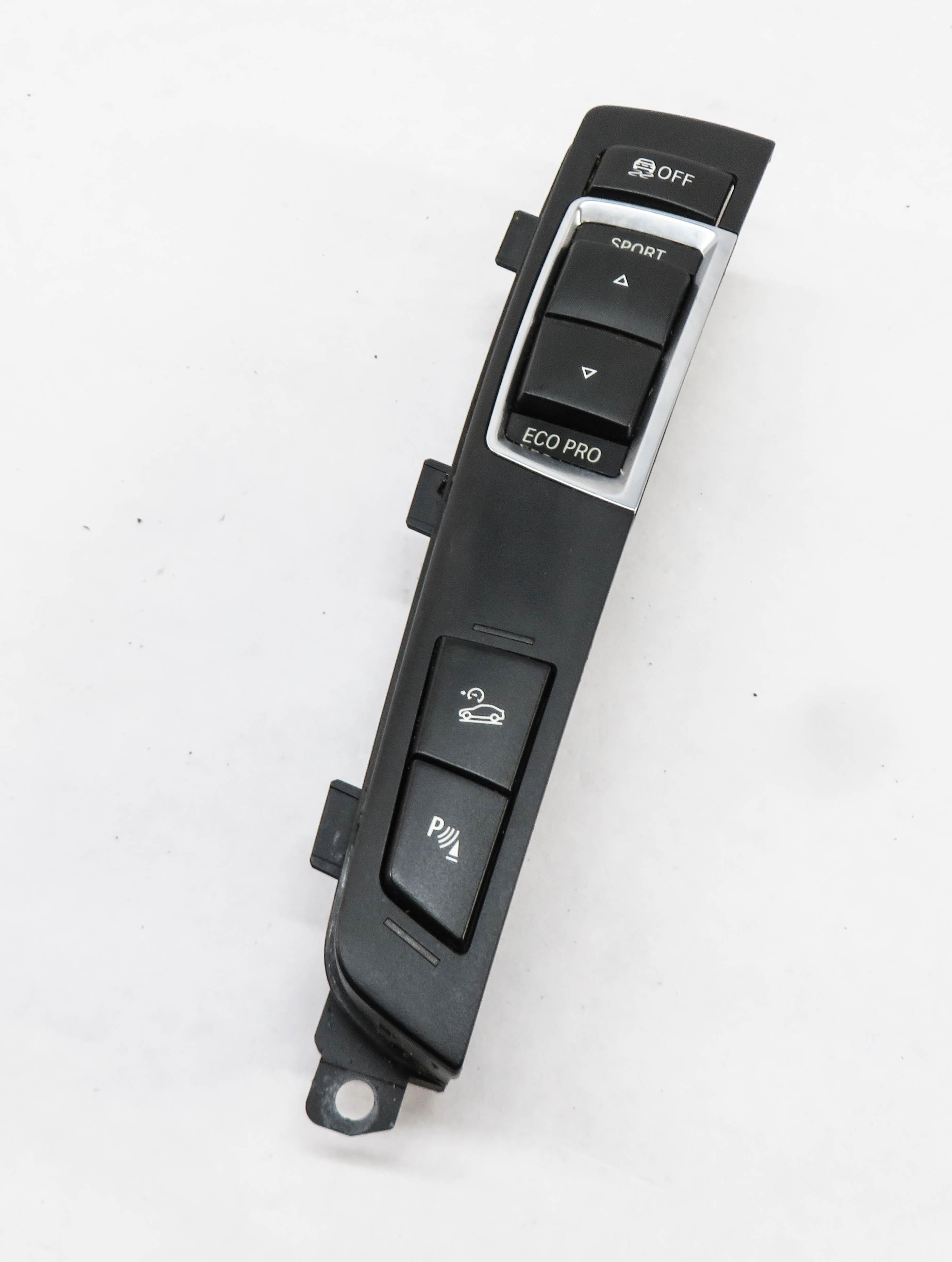2013 BMW X3 (F25) TRACTION CONTROL SPORT ECO PDC SWITCH BUTTON PANEL — exact item pictured
