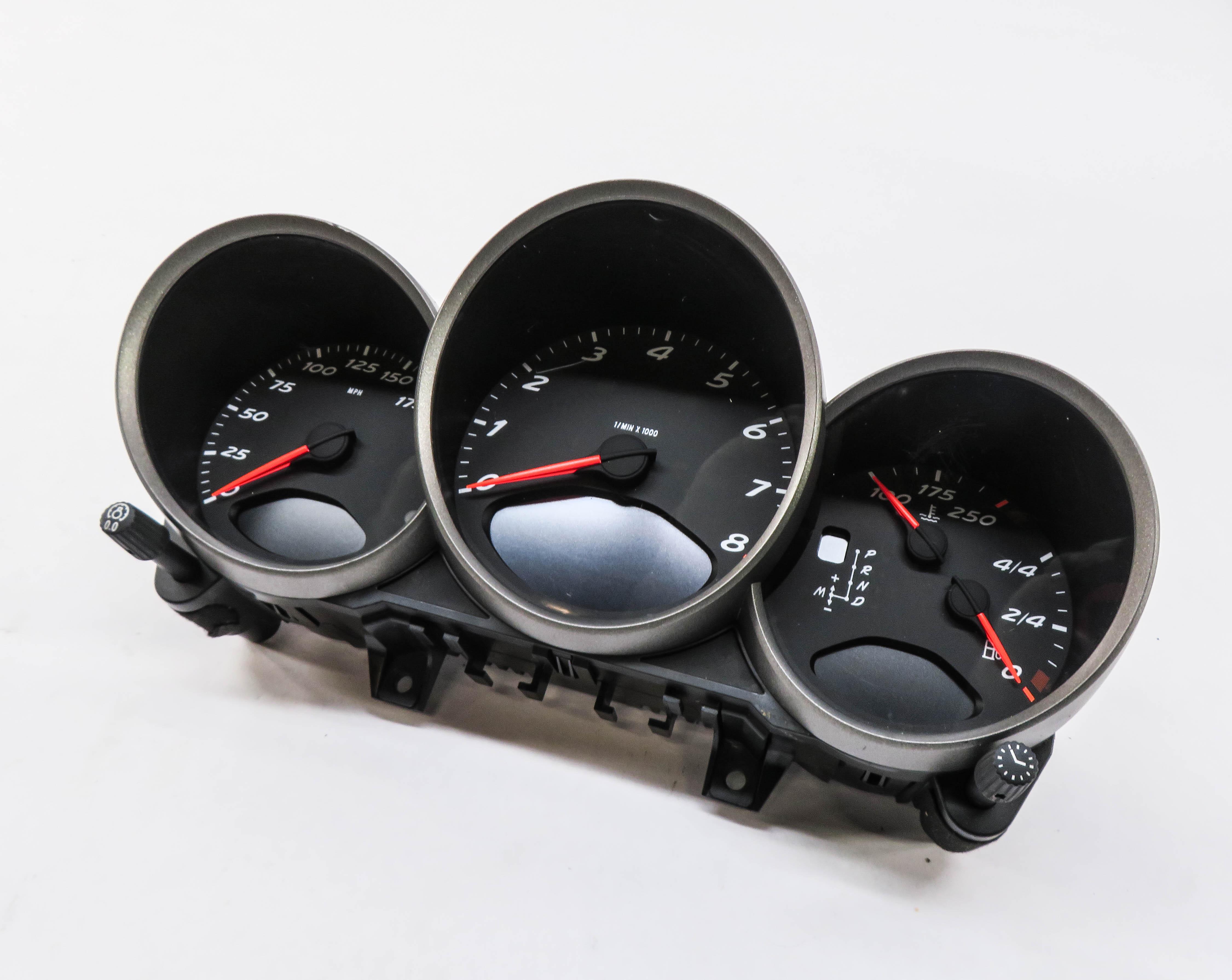 10-12 PORSCHE BOXSTER CAYMAN (987) A/T SPEEDOMETER INSTRUMENT GAUGE CLUSTER 98k — exact item pictured