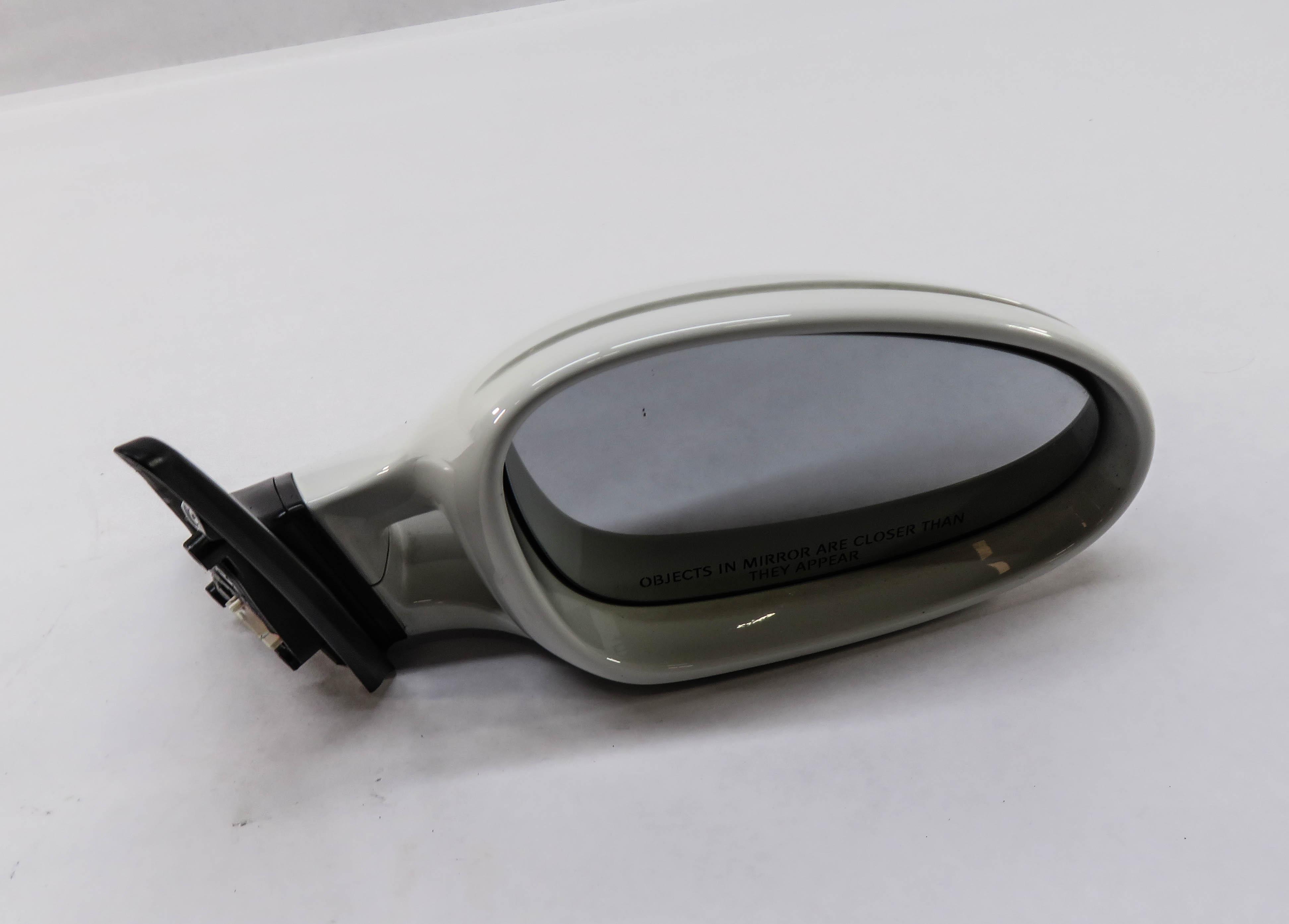 2010-2012 PORSCHE CAYMAN (987) RIGHT HEATED DOOR MIRROR (CARRARA WHITE B4 / B9A) — exact item pictured