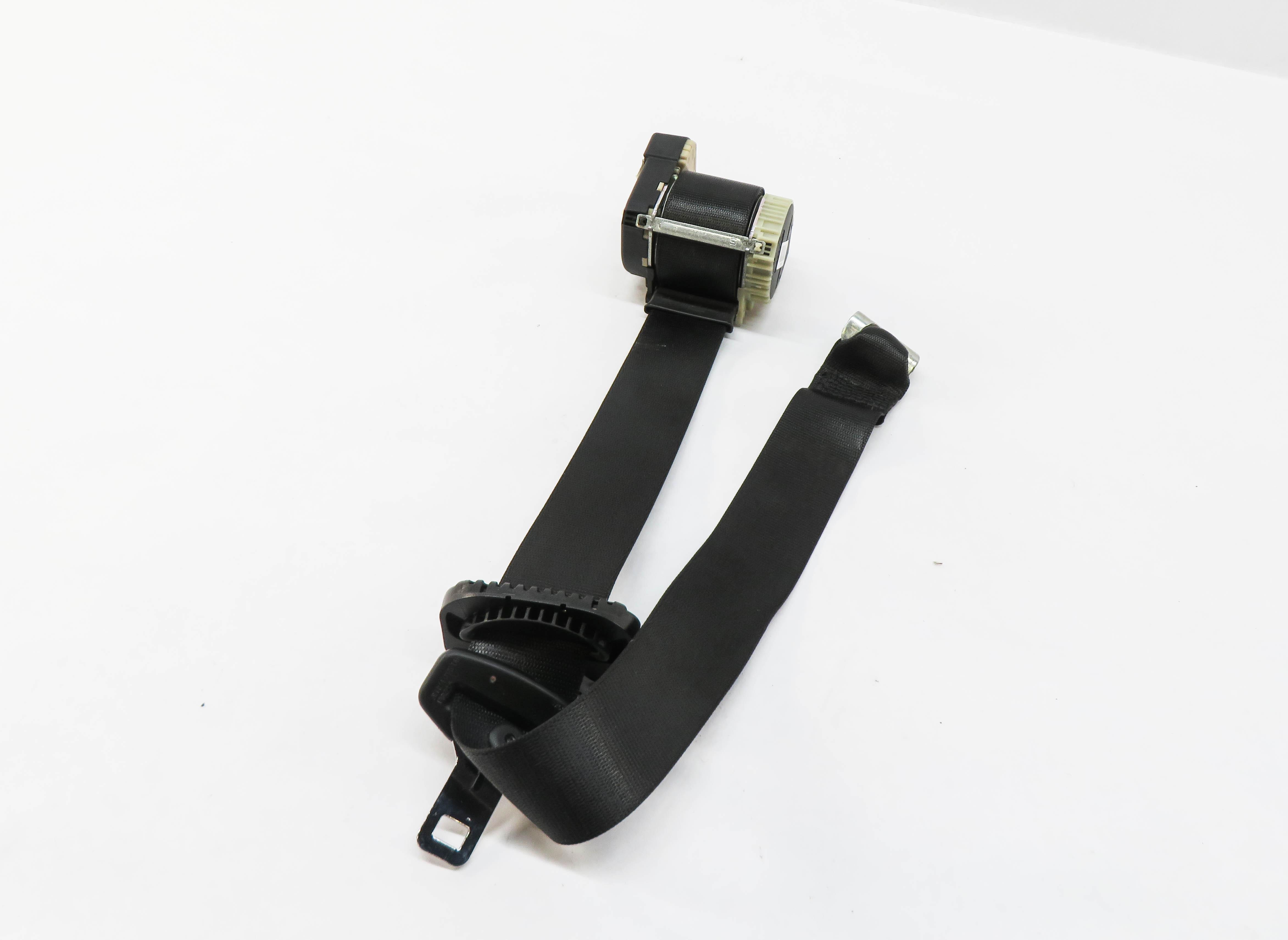 2010 RANGE ROVER (L322) REAR SEAT - LEFT SEATBELT RETRACTOR (BLACK) — exact item pictured