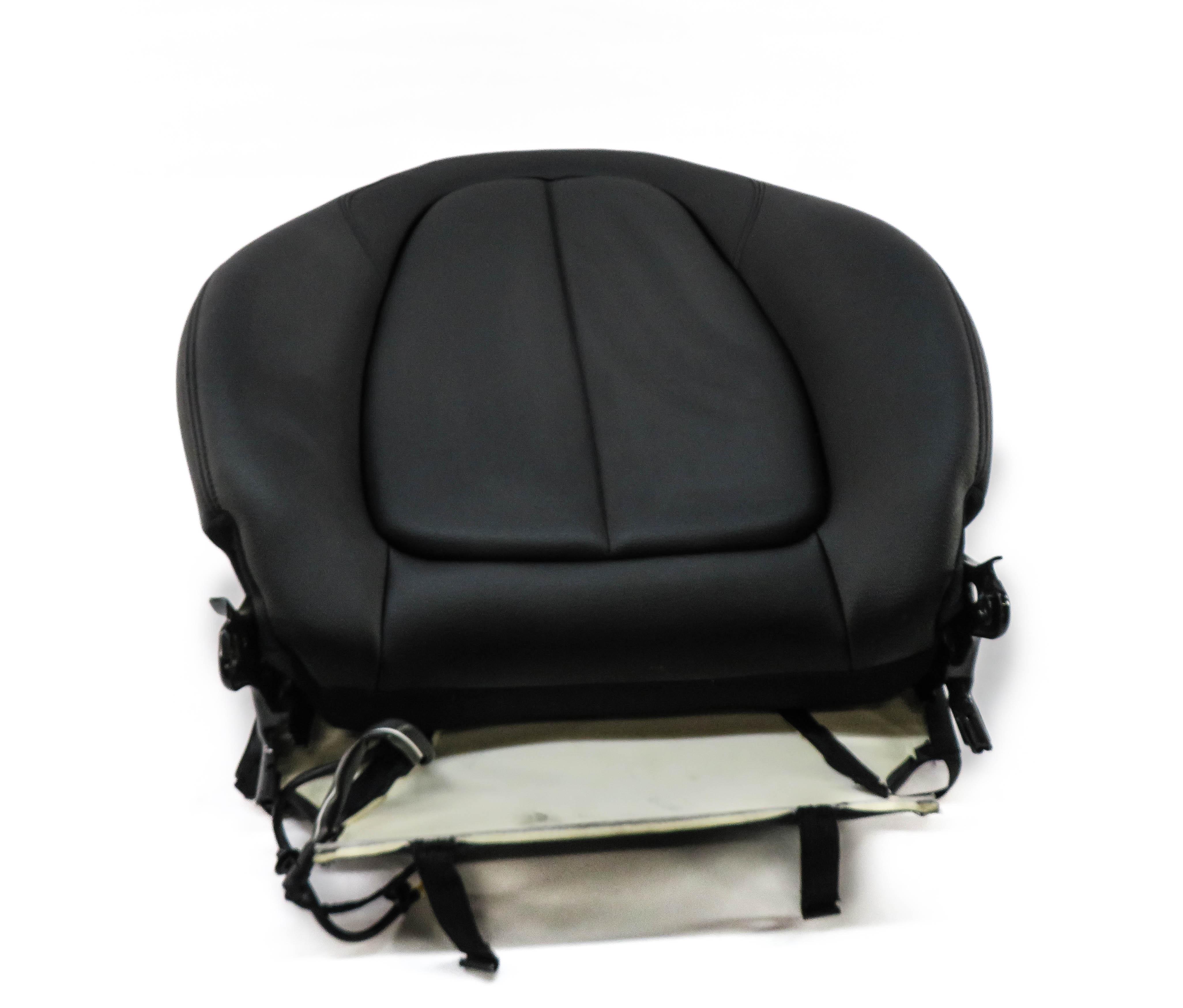2016 BMW X1 (F48) RIGHT FRONT PASSENGER UPPER TOP SEAT CUSHION (BLACK) — exact item pictured