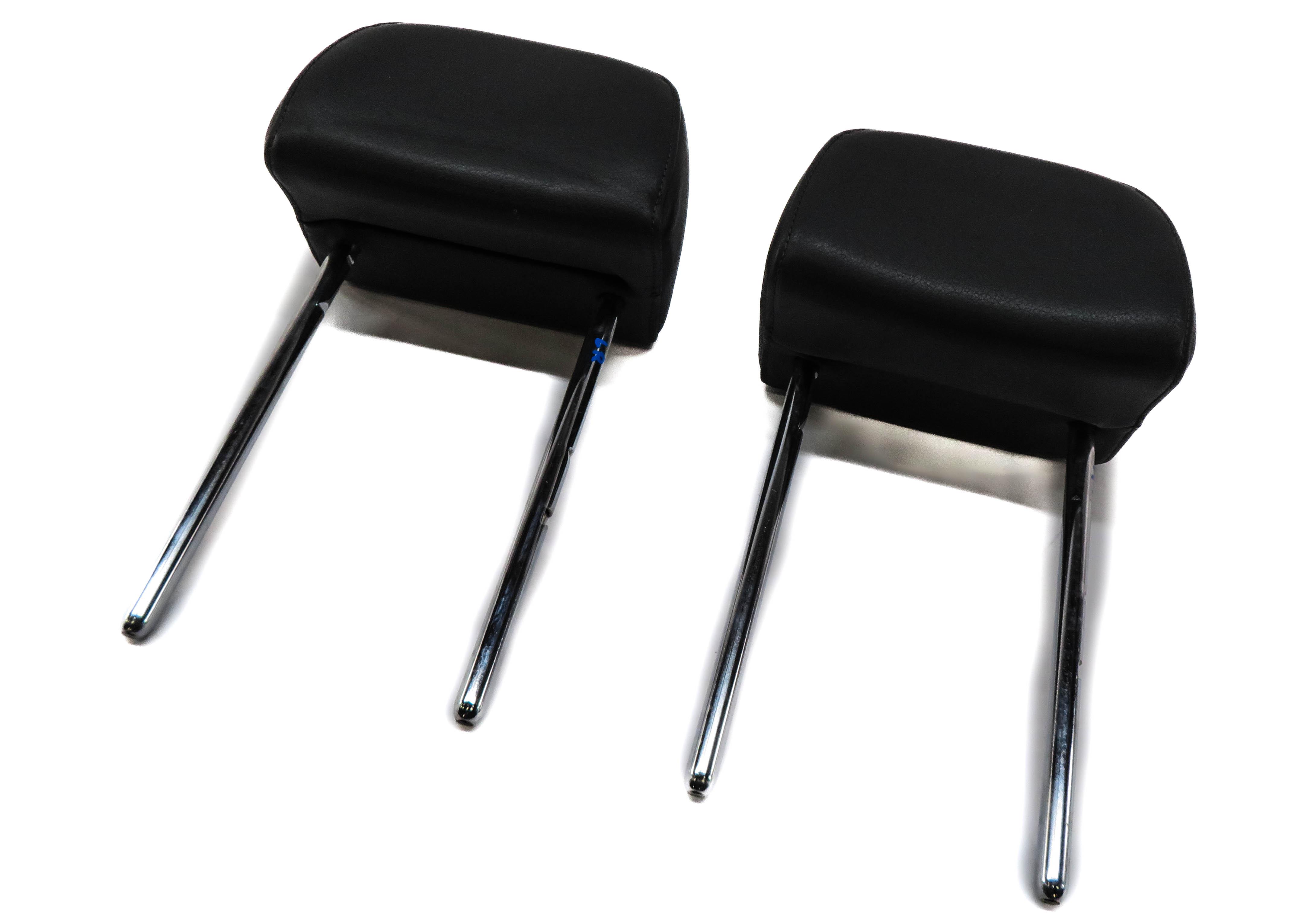 2011 AUDI Q5 (B8 8R) LEFT & RIGHT REAR SEAT HEADREST SET-2 (BLACK) — exact item pictured