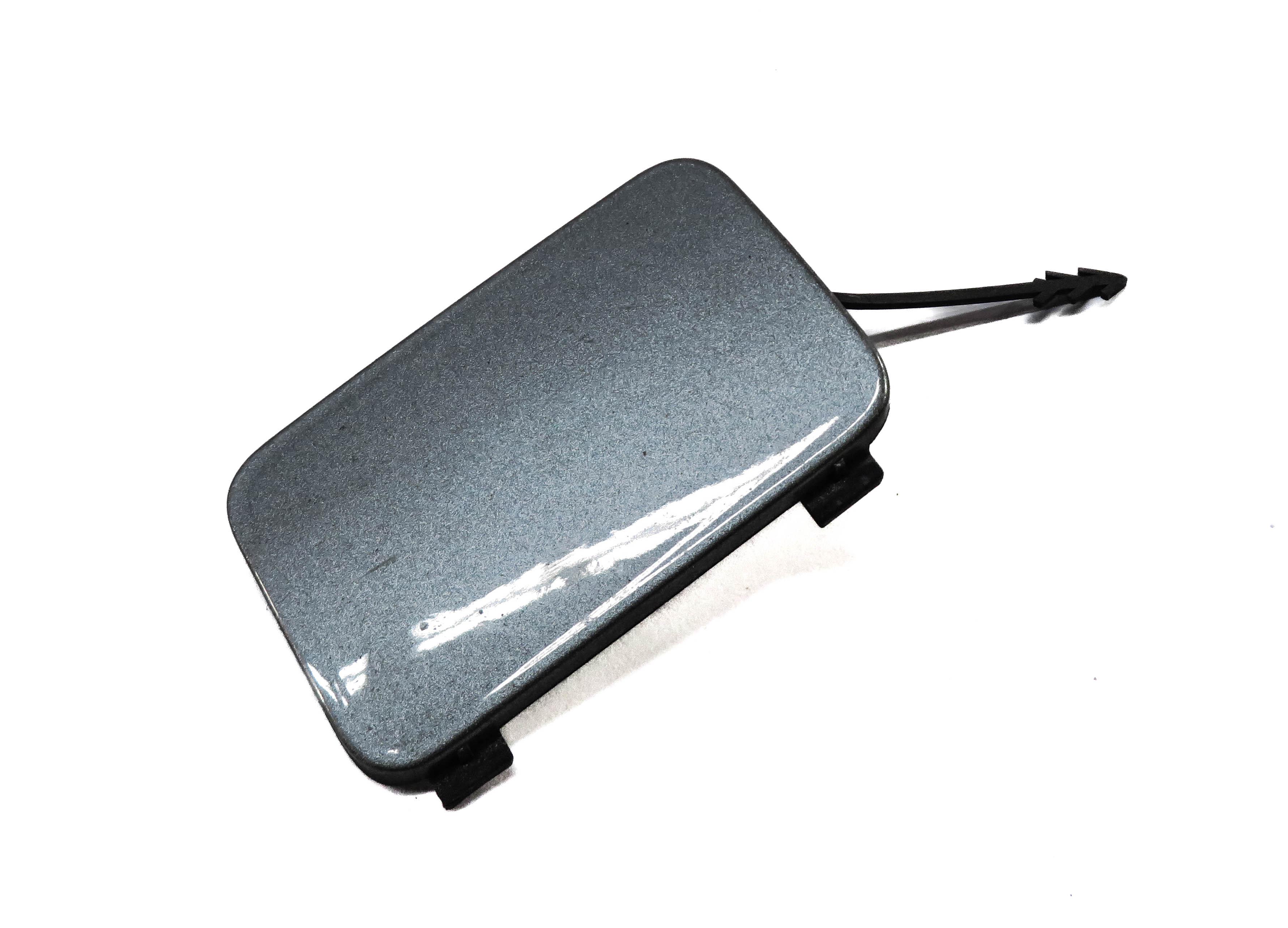 2011 AUDI Q5 (B8 8R) LEFT DRIVER REAR TOW HOOK COVER TRIM (QUARTZ GRAY METALLIC) — exact item pictured
