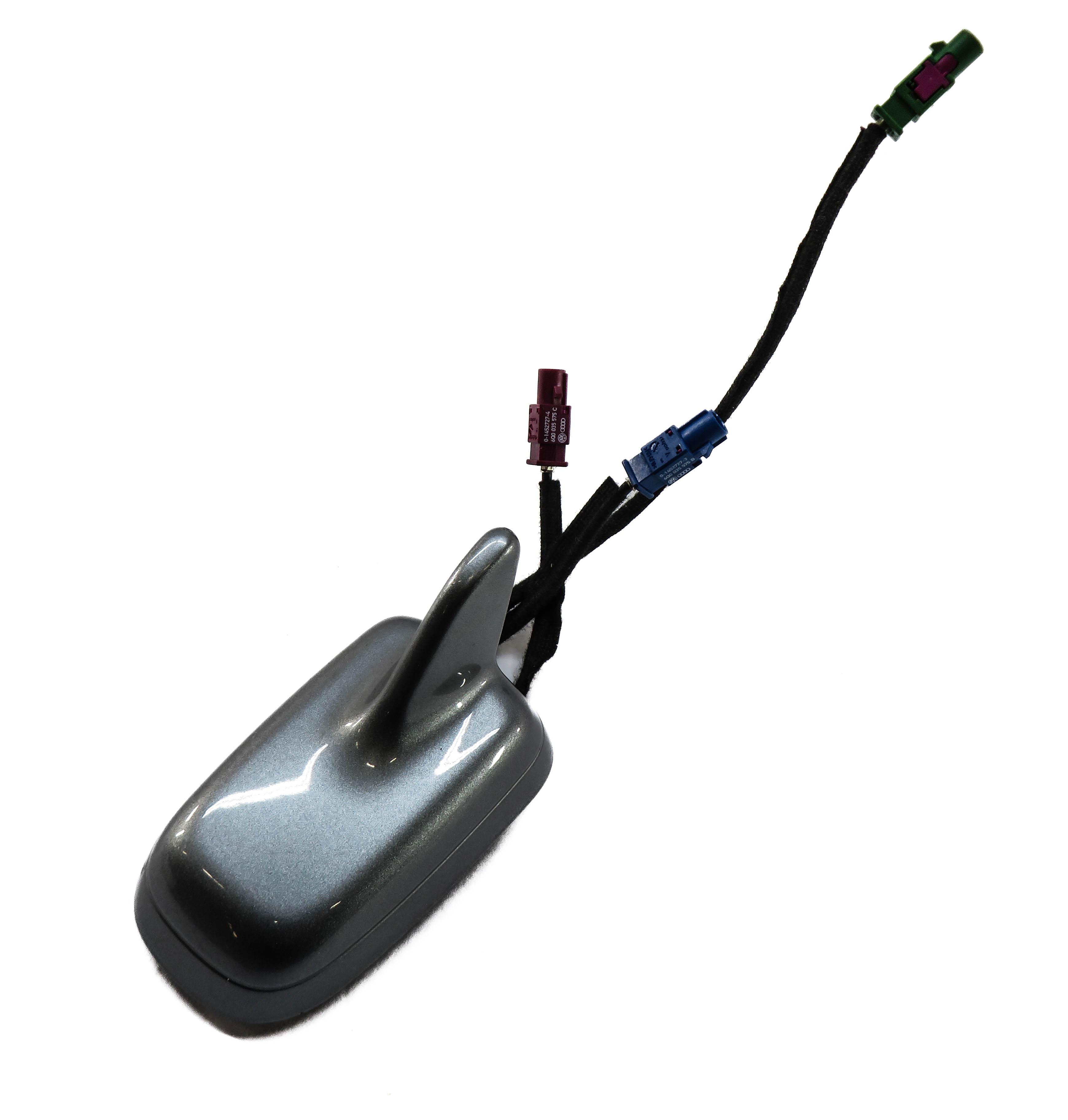 2009-2012 AUDI Q5 (8R) AM/FM RADIO STEREO SHARK FIN ANTENNA (QUARTZ GRAY Q4) — exact item pictured