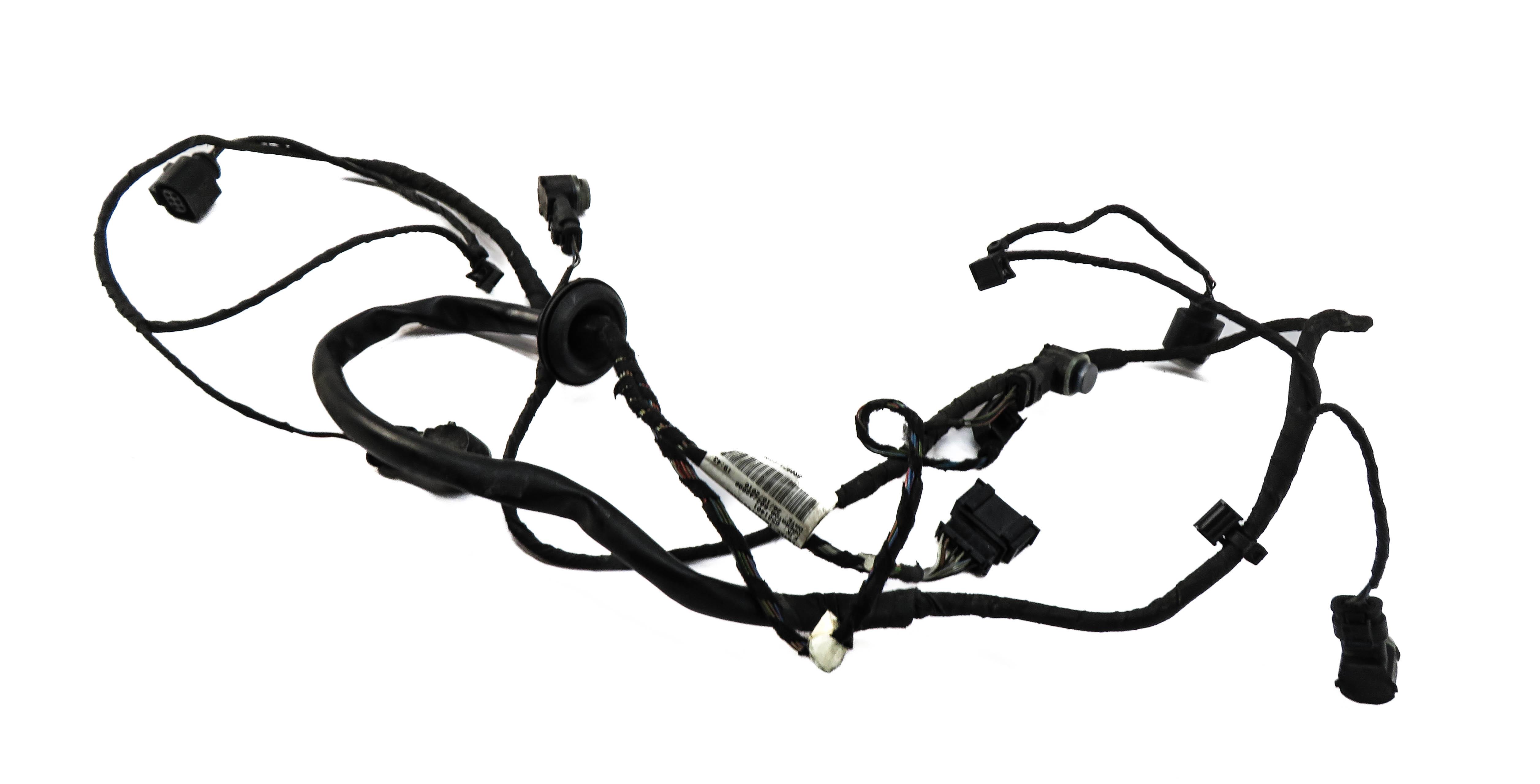 2011 AUDI Q5 (B8 8R) REAR PDC PARK SENSOR SET w/ HARNESS (QUARTZ GRAY METALLIC) — exact item pictured