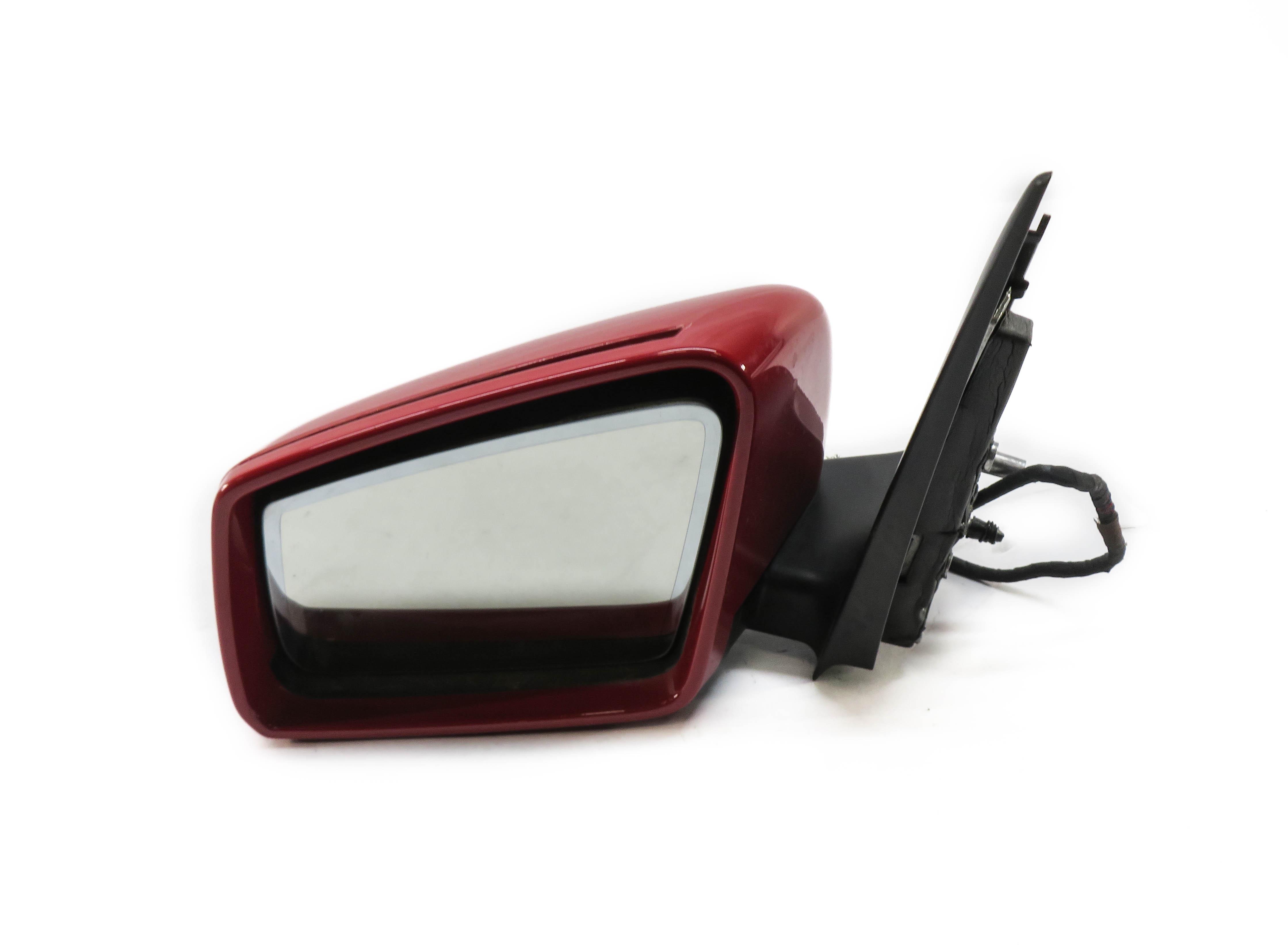 10-12 MERCEDES GLK350 (X204) LEFT - MANUAL MEMORY AUTODIM DOOR MIRROR (OPAL RED) — exact item pictured