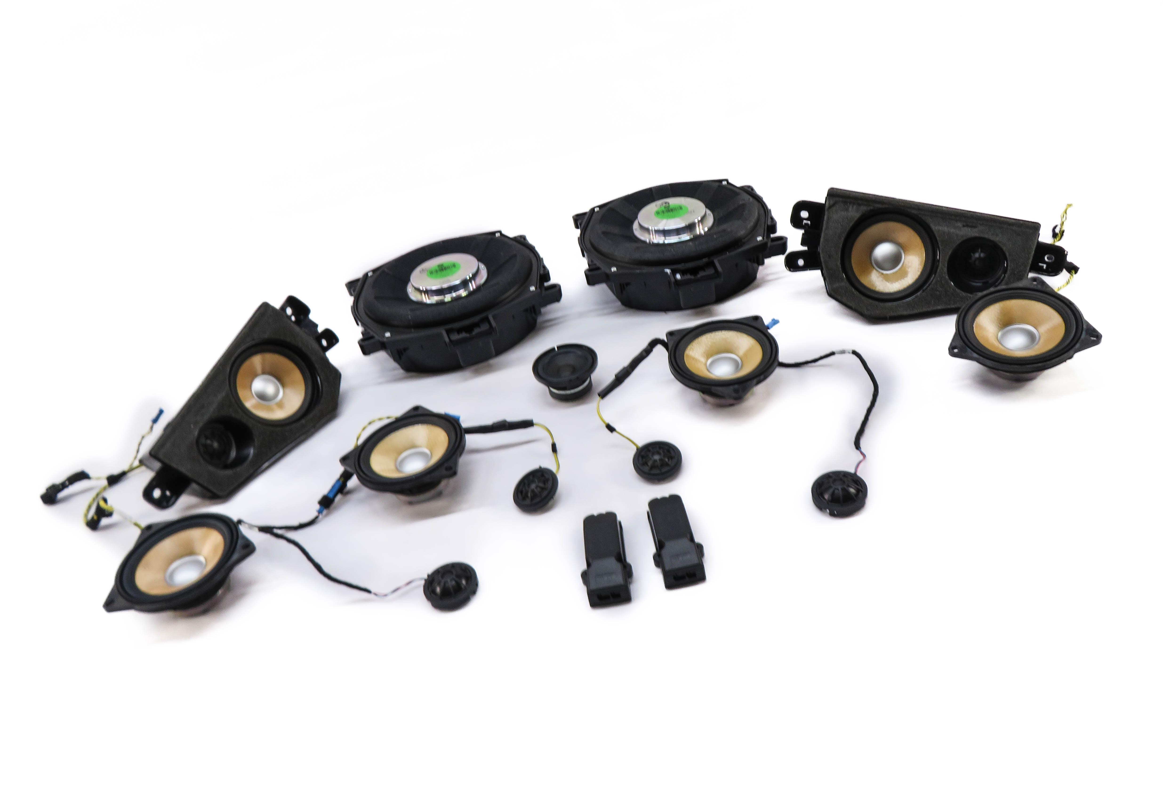 2013 BMW X6 (E71) RADIO STEREO AUDIO SUB SUBWOOFER TWEETER SPEAKER SET-15 — exact item pictured