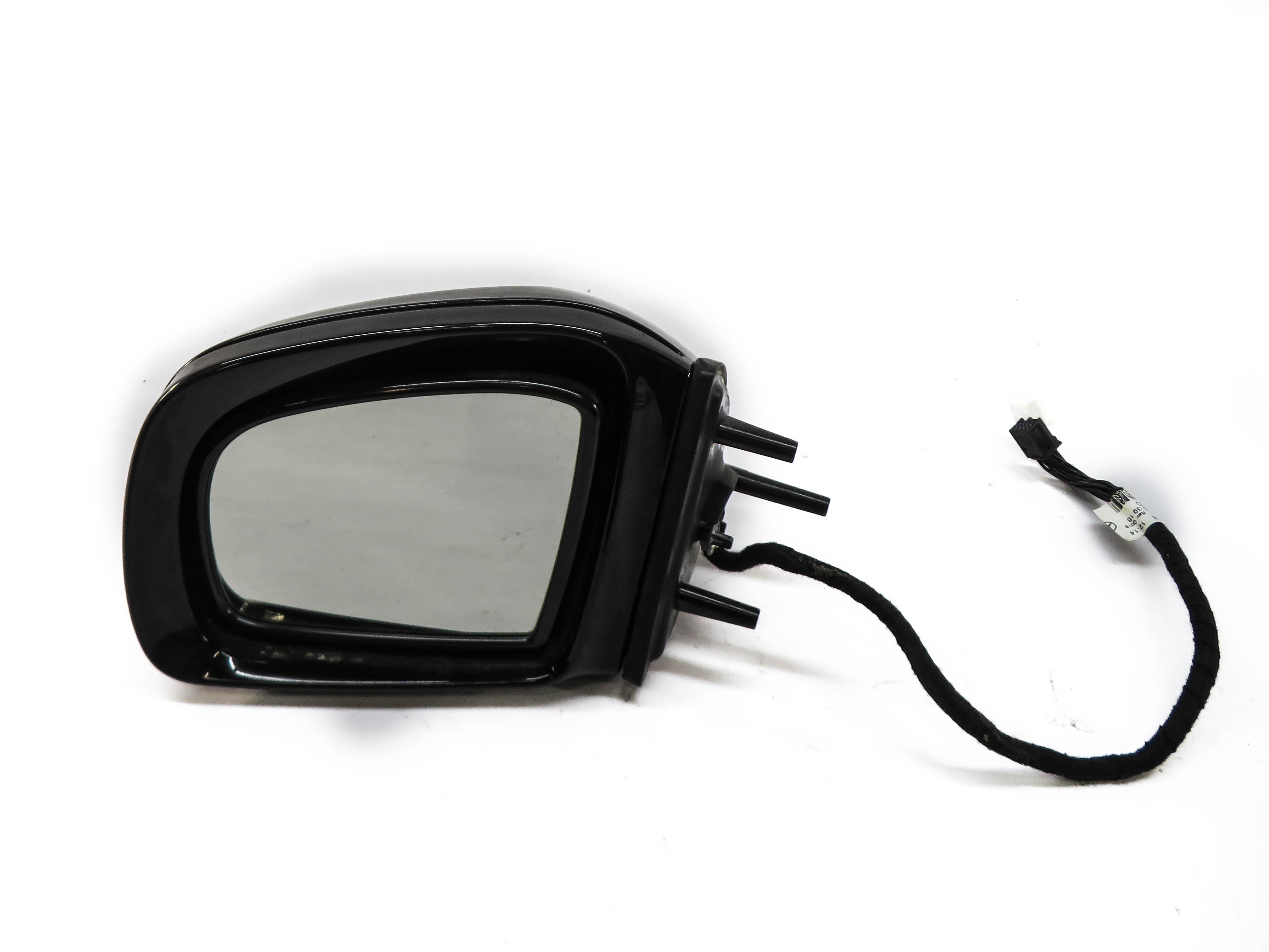 06-08 MERCEDES GL320 GL450 ML320 ML350 R350 - LEFT PFOLD AUTODIM MIRROR (BLACK) — exact item pictured
