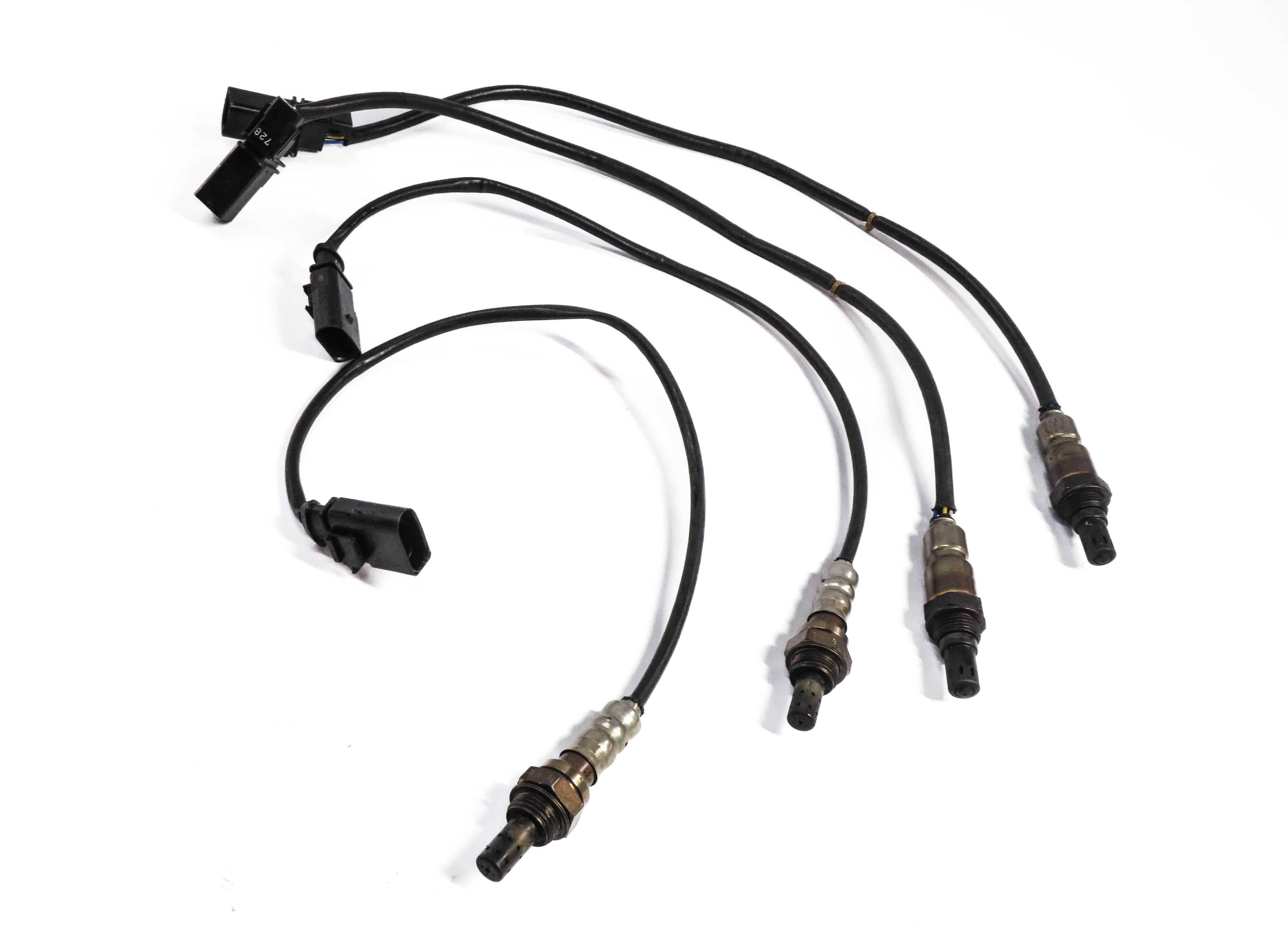 2014 AUDI S4 (B8 8K) PRE / POST CAT O2 OXYGEN LAMBDA PROBE SENSOR SET-4 — exact item pictured