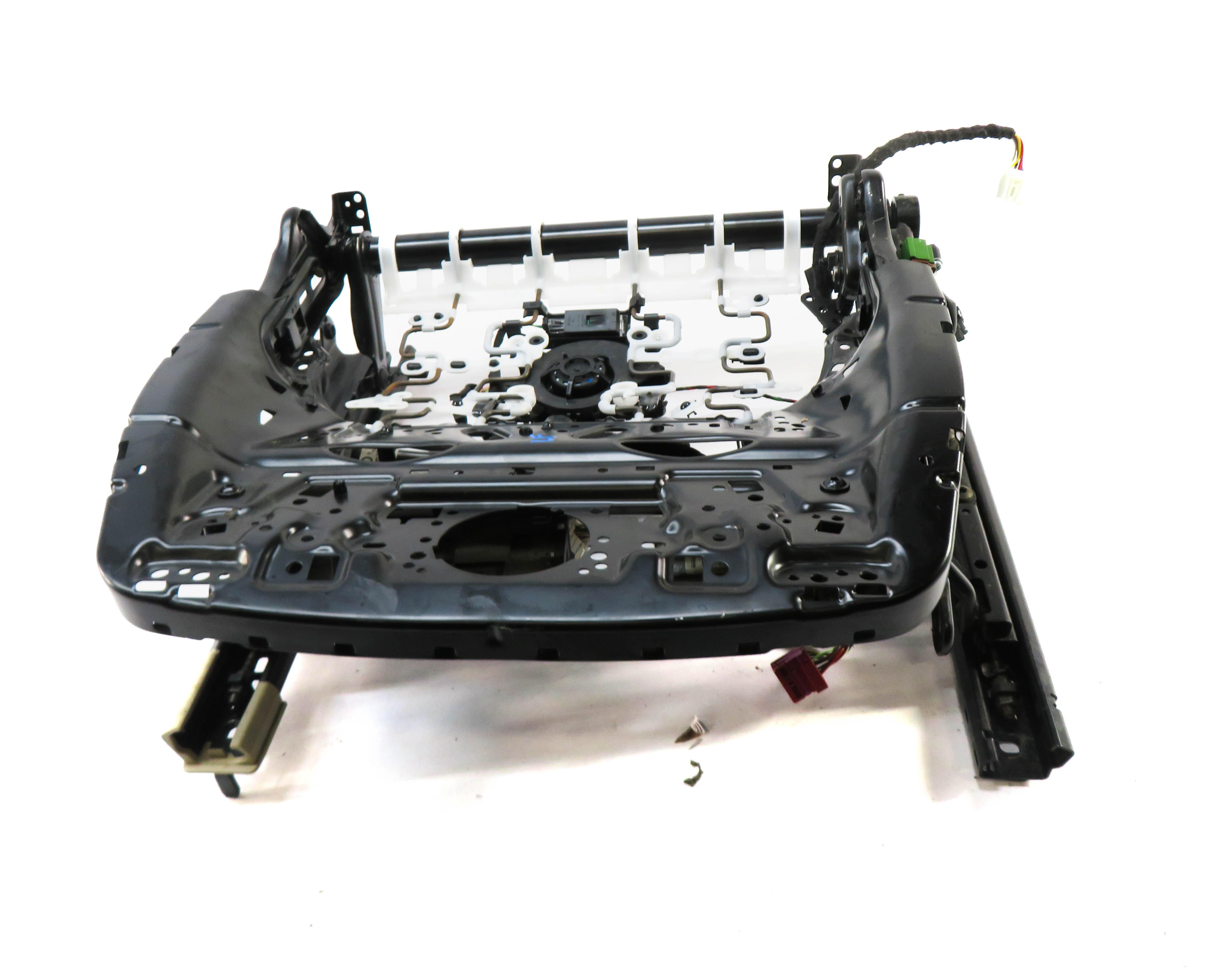 2017-2020 AUDI Q7 (4M) LEFT FRONT DRIVER SEAT TRACK w/ MOTORS (VENTED / MEMORY) — exact item pictured