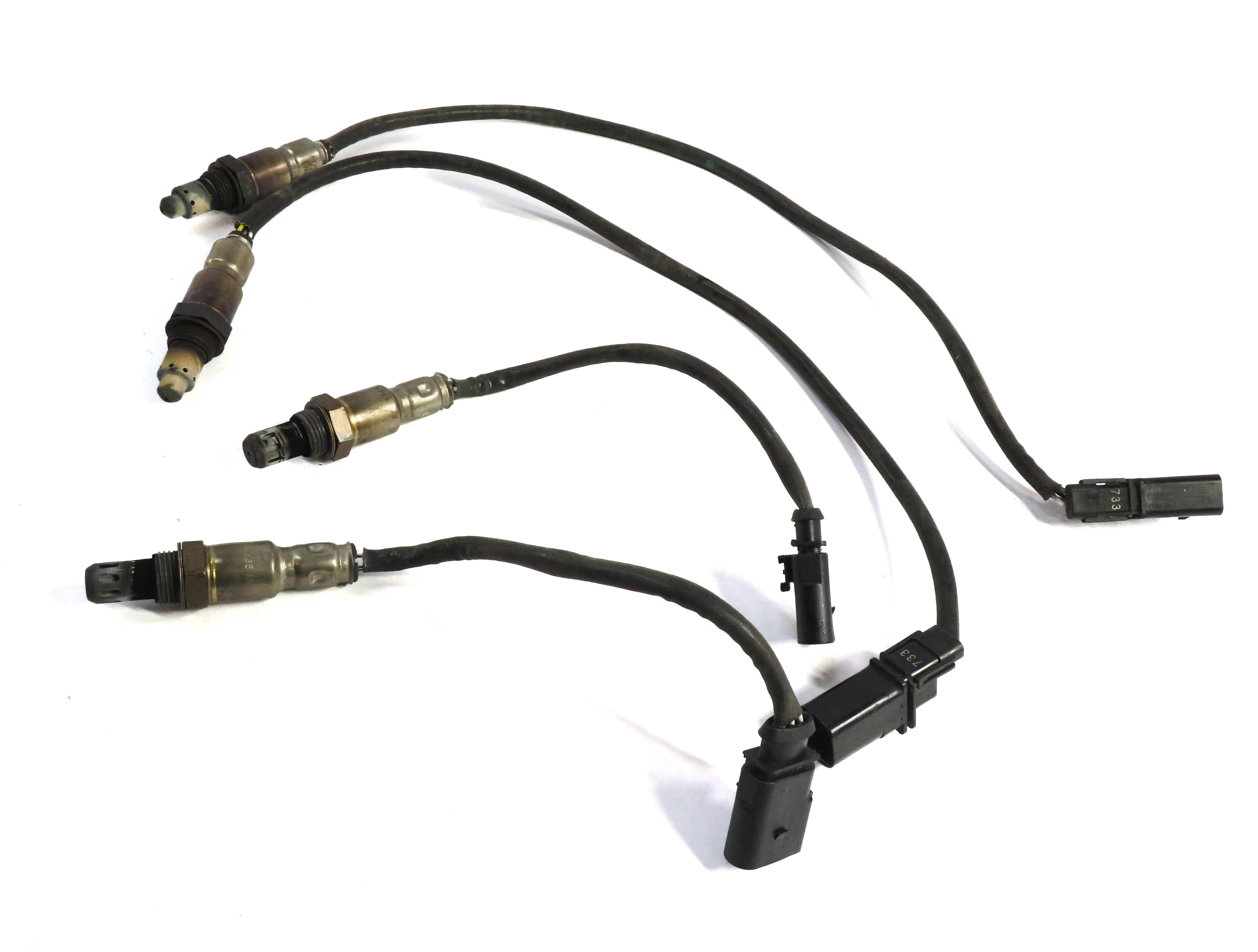 2017 AUDI Q7 (4M) 3.0L - PRE POST CAT O2 OXYGEN LAMBDA PROBE SENSOR SET-4 — exact item pictured
