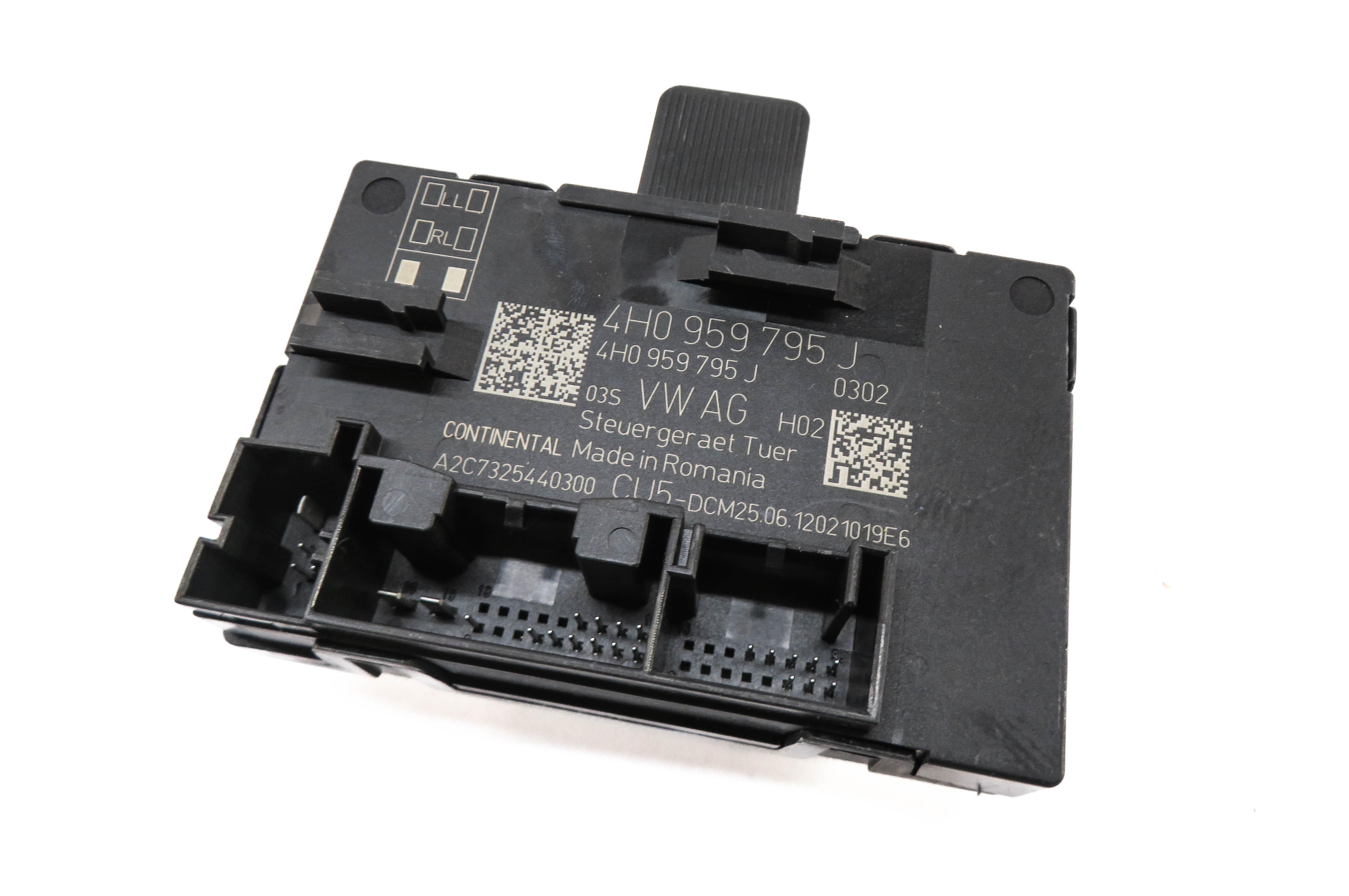 2013 PORSCHE CAYENNE (958) LEFT REAR DOOR CONTROL MODULE — exact item pictured
