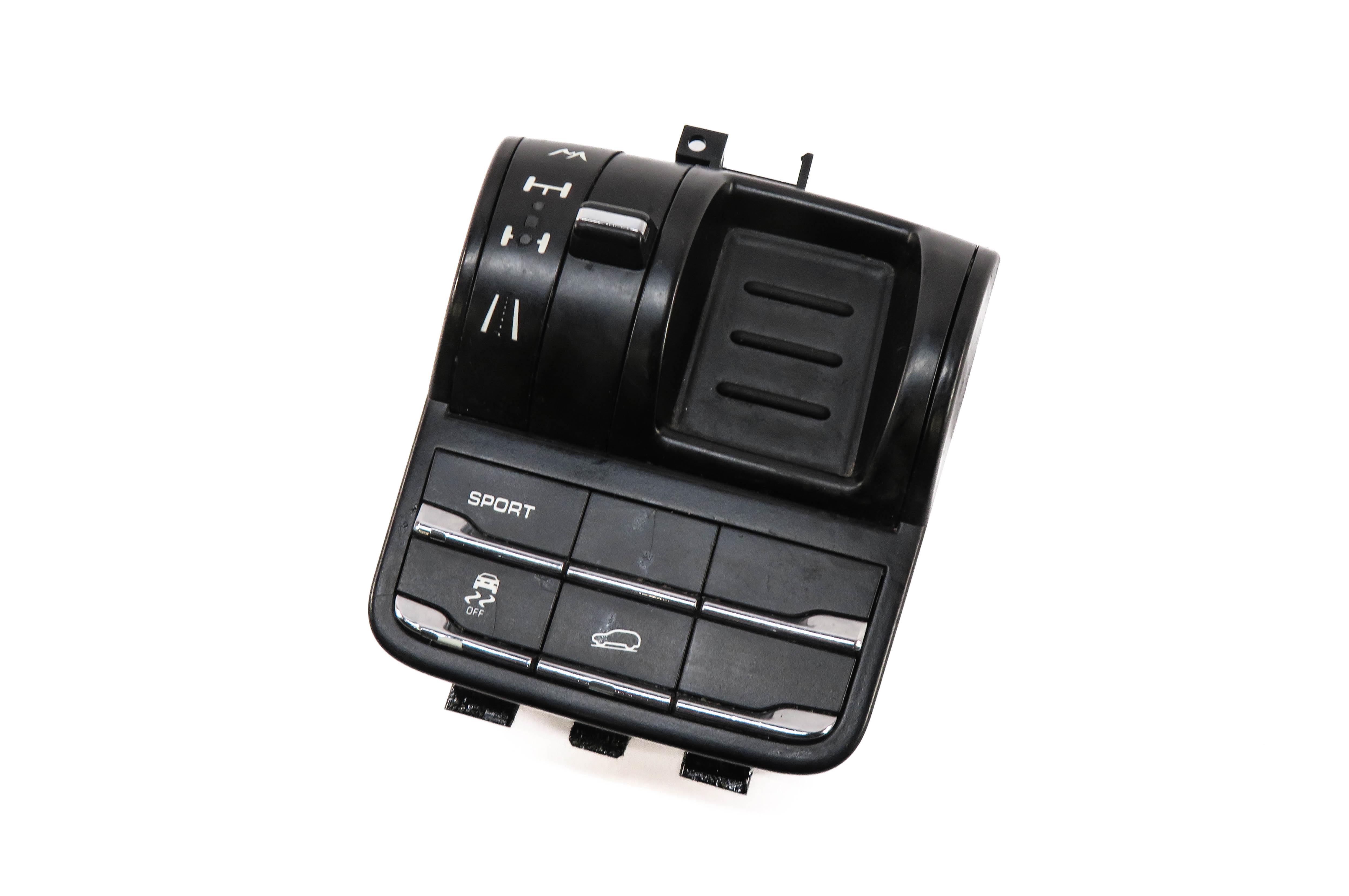 2011 PORSCHE CAYENNE (958) TRACTION SPORT TERRAIN CONTROL SWITCH BUTTON — exact item pictured
