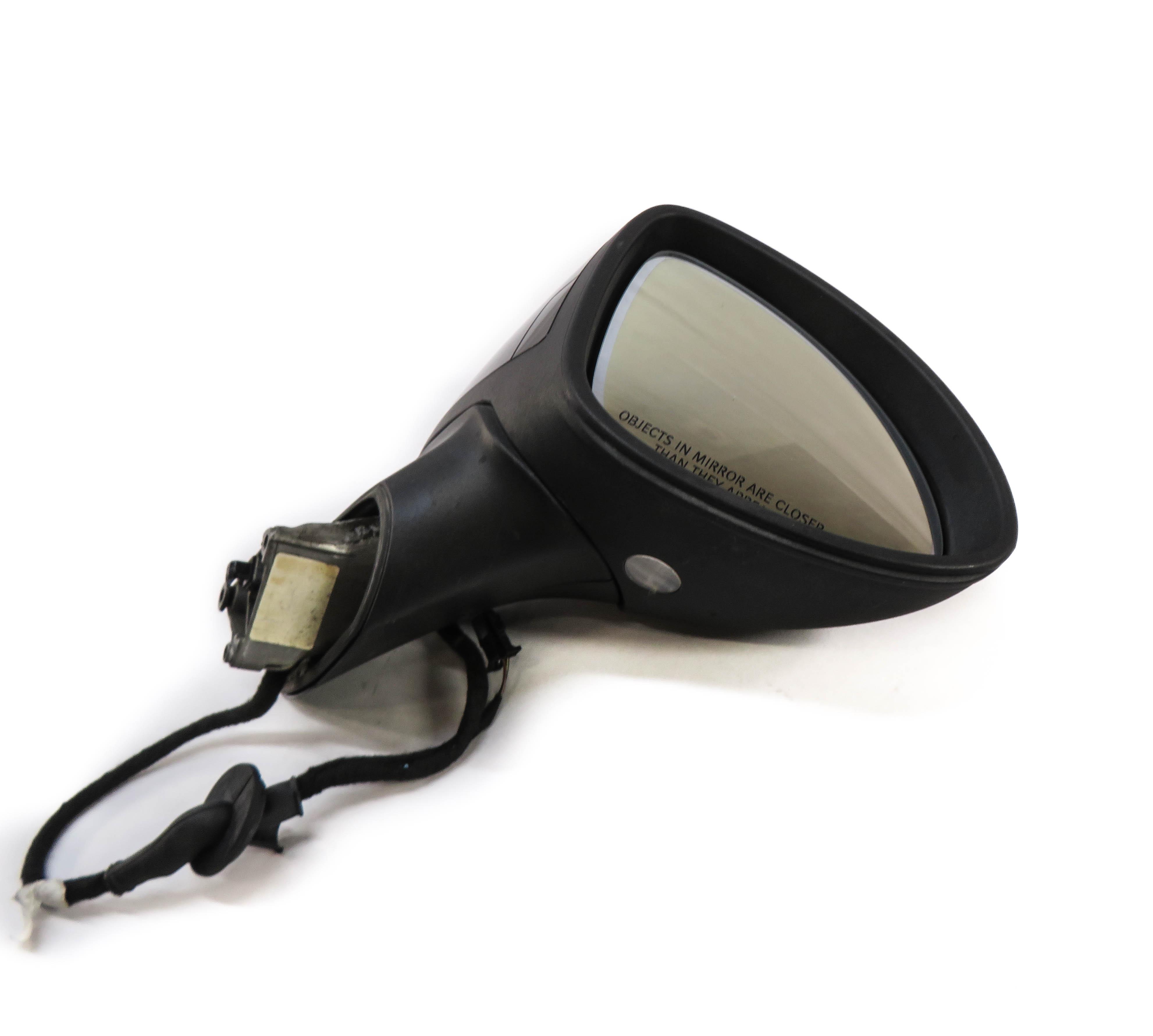 11-14 PORSCHE CAYENNE 958 RIGHT P-FOLD AUTODIM BLIND SPOT HEAT DOOR MIRROR BLACK — exact item pictured