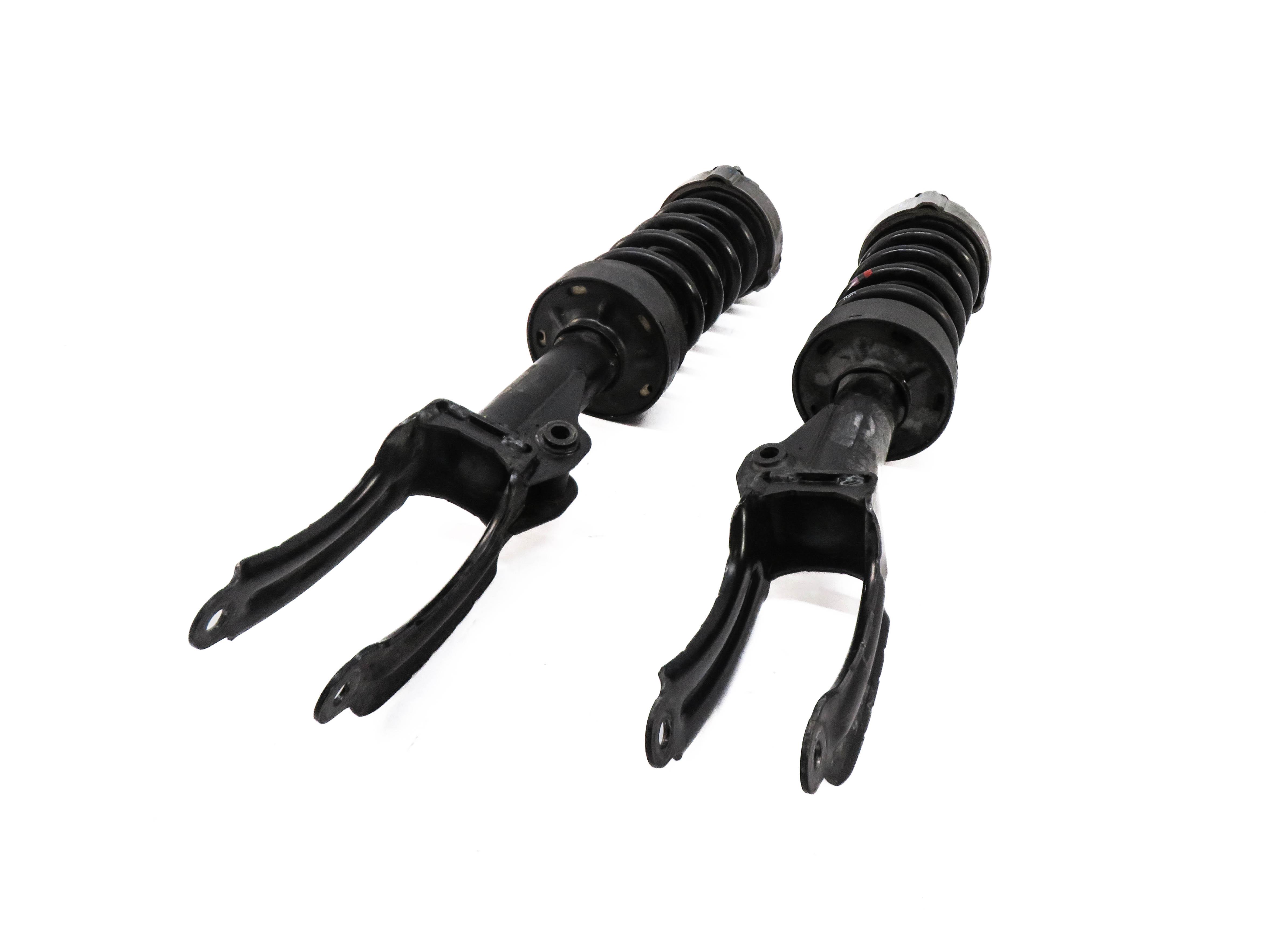 2011-2018 PORSCHE CAYENNE (958) FRONT LEFT & RIGHT SHOCK STRUT SET — exact item pictured