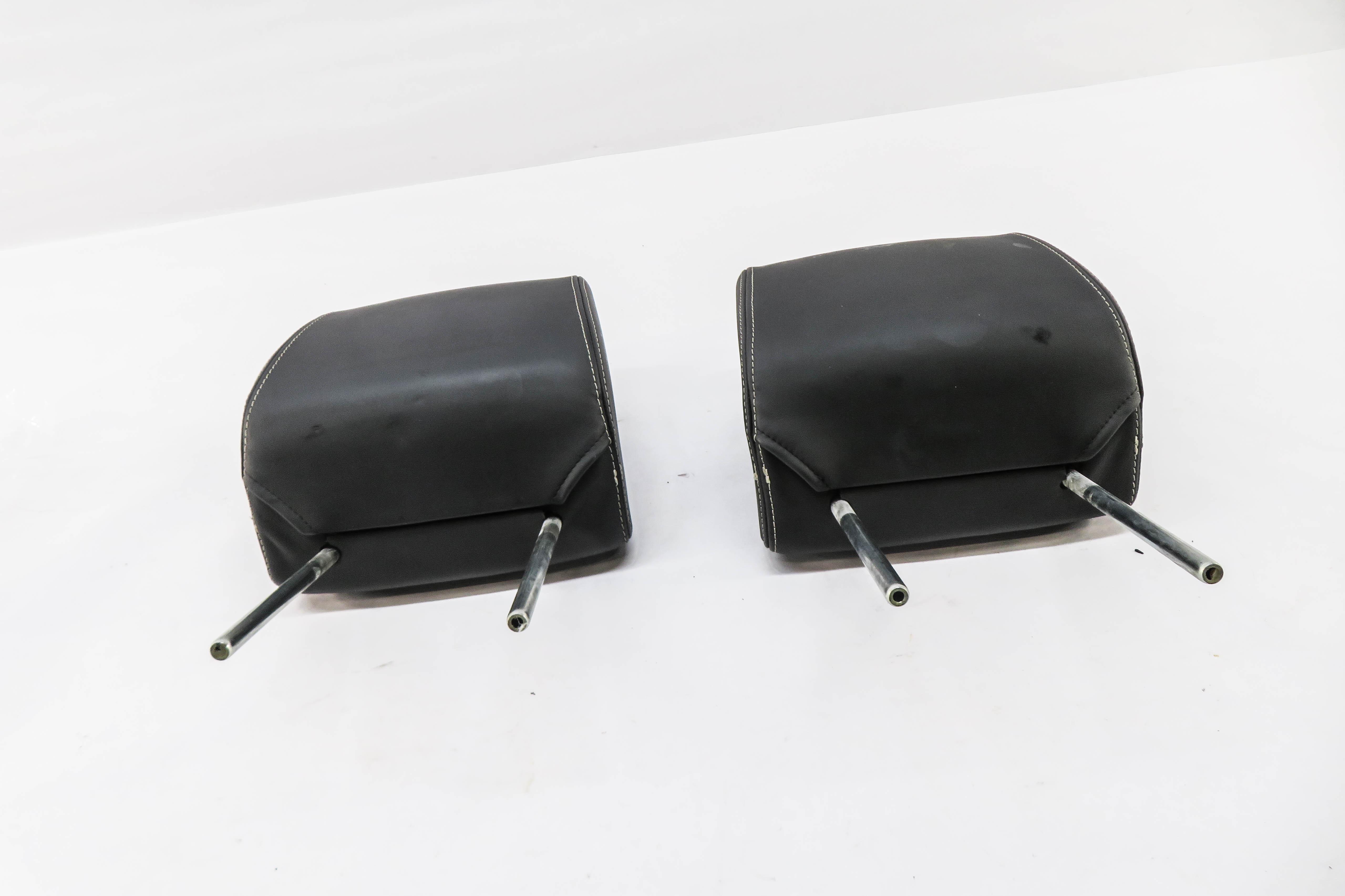 2011 RANGE ROVER SPORT (L320) FRONT LEFT & RIGHT SEAT HEADREST SET (BLACK) — exact item pictured