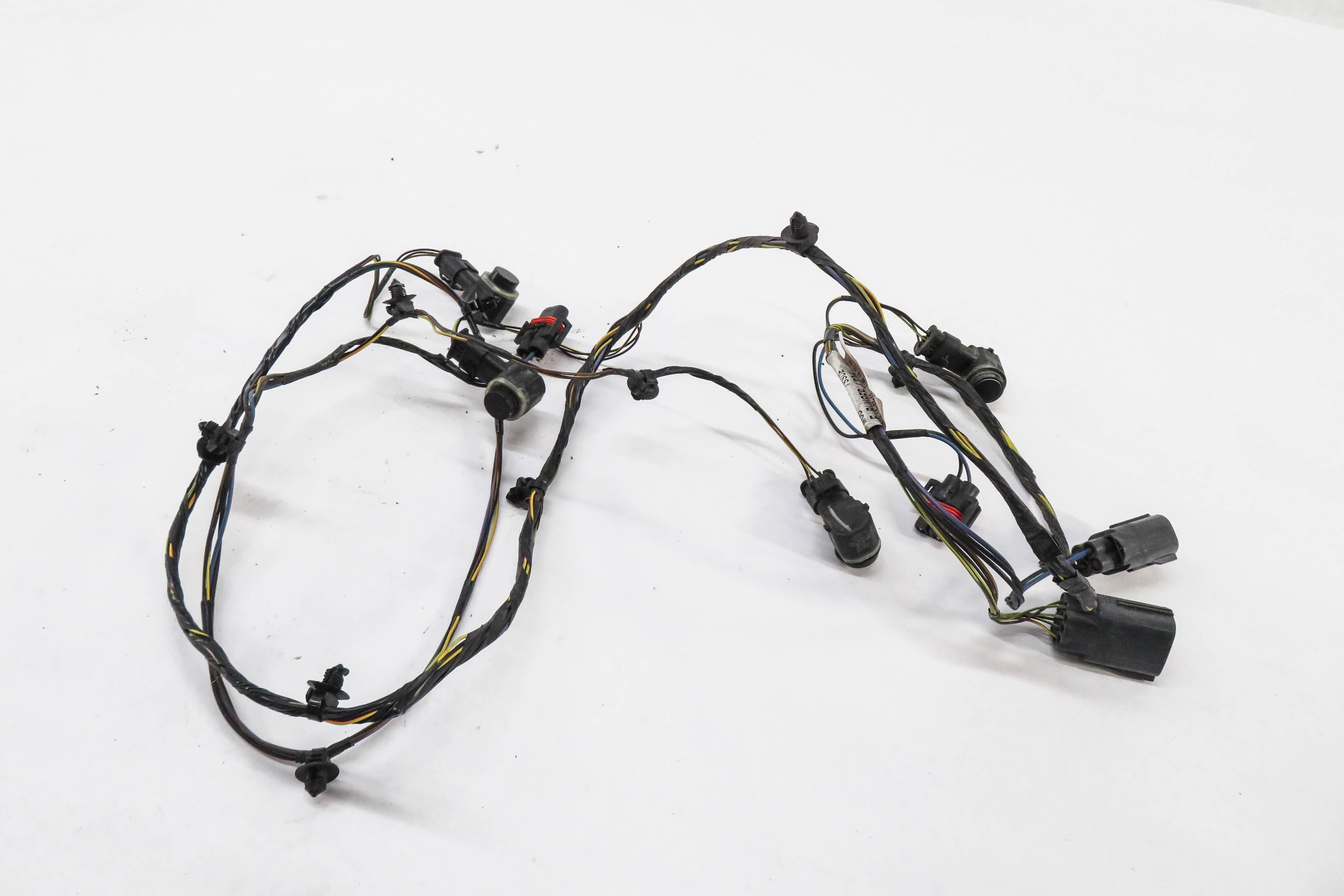 2011 RANGE ROVER SPORT (L320) FRONT PDC PARK SENSOR SET w/ HARNESS (BLACK 820) — exact item pictured