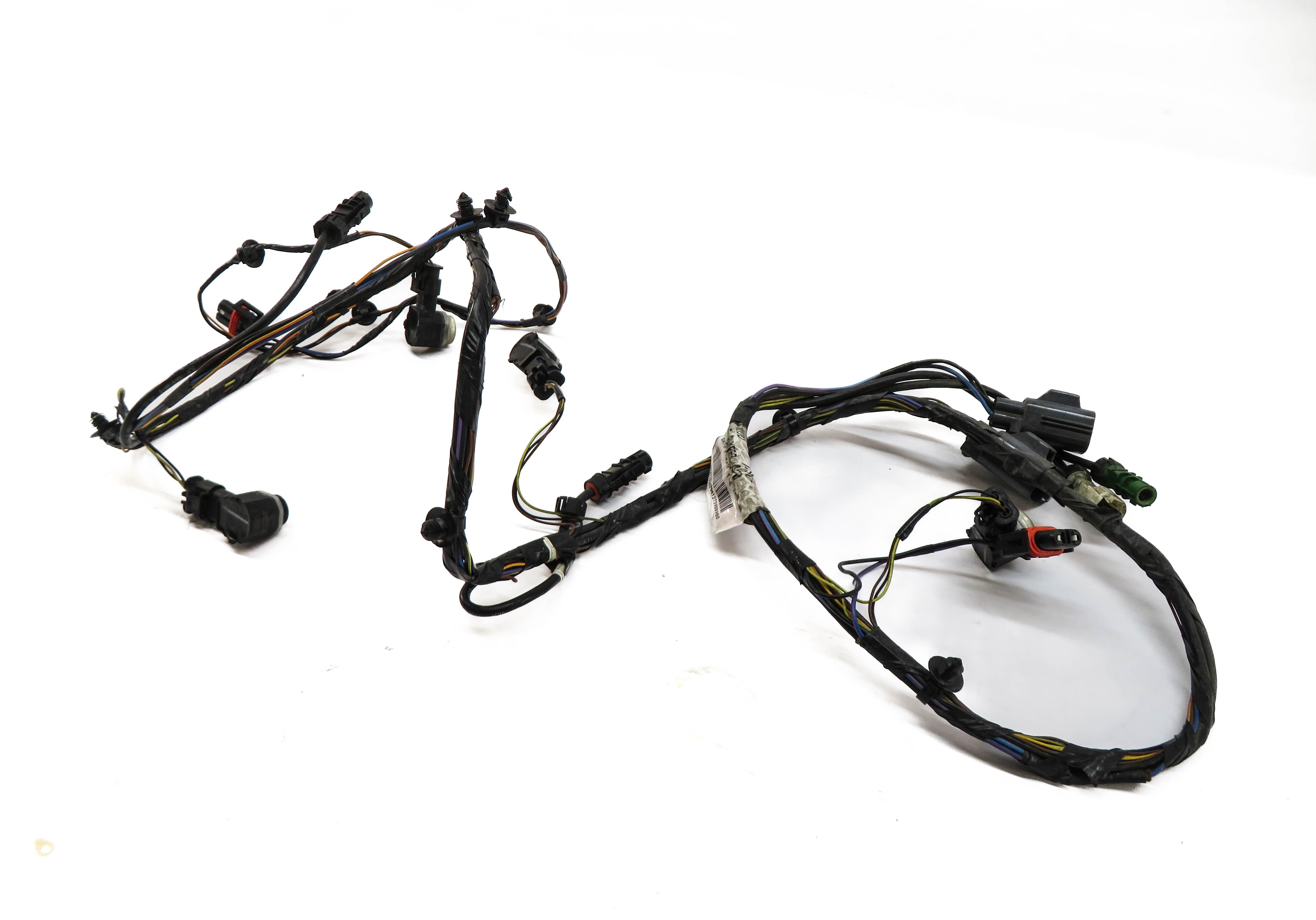 2011 RANGE ROVER SPORT (L320) FRONT PDC PARK SENSOR SET w/ HARNESS (FUJI WHITE) — exact item pictured
