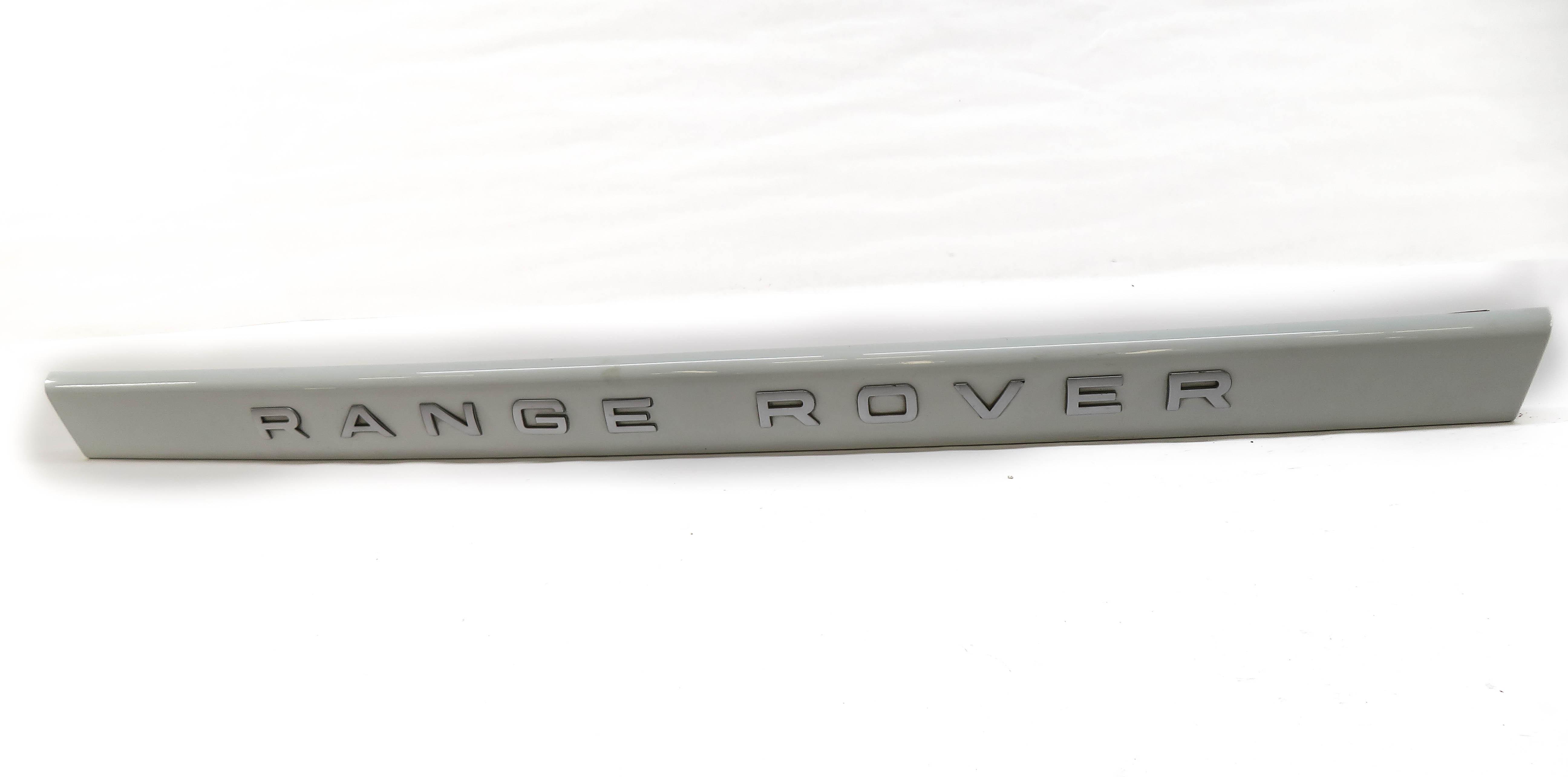 2011 RANGE ROVER SPORT (L320) REAR TRUNK HATCH LETTERING TRIM PANEL (FUJI WHITE) — exact item pictured