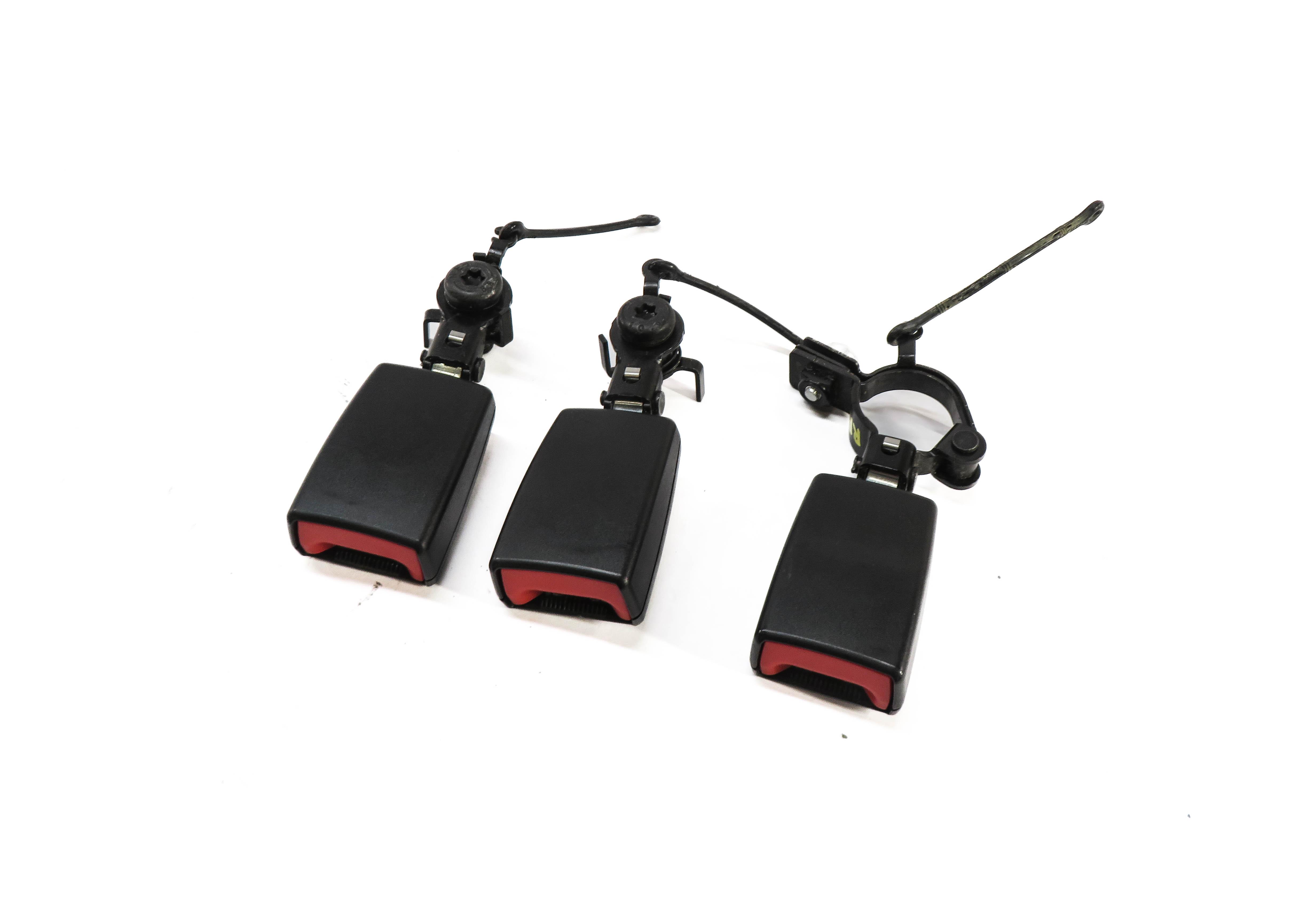 2011 RANGE ROVER SPORT (L320) REAR 2nd ROW SEAT SEATBELT BUCKLE RECEIVER SET — exact item pictured