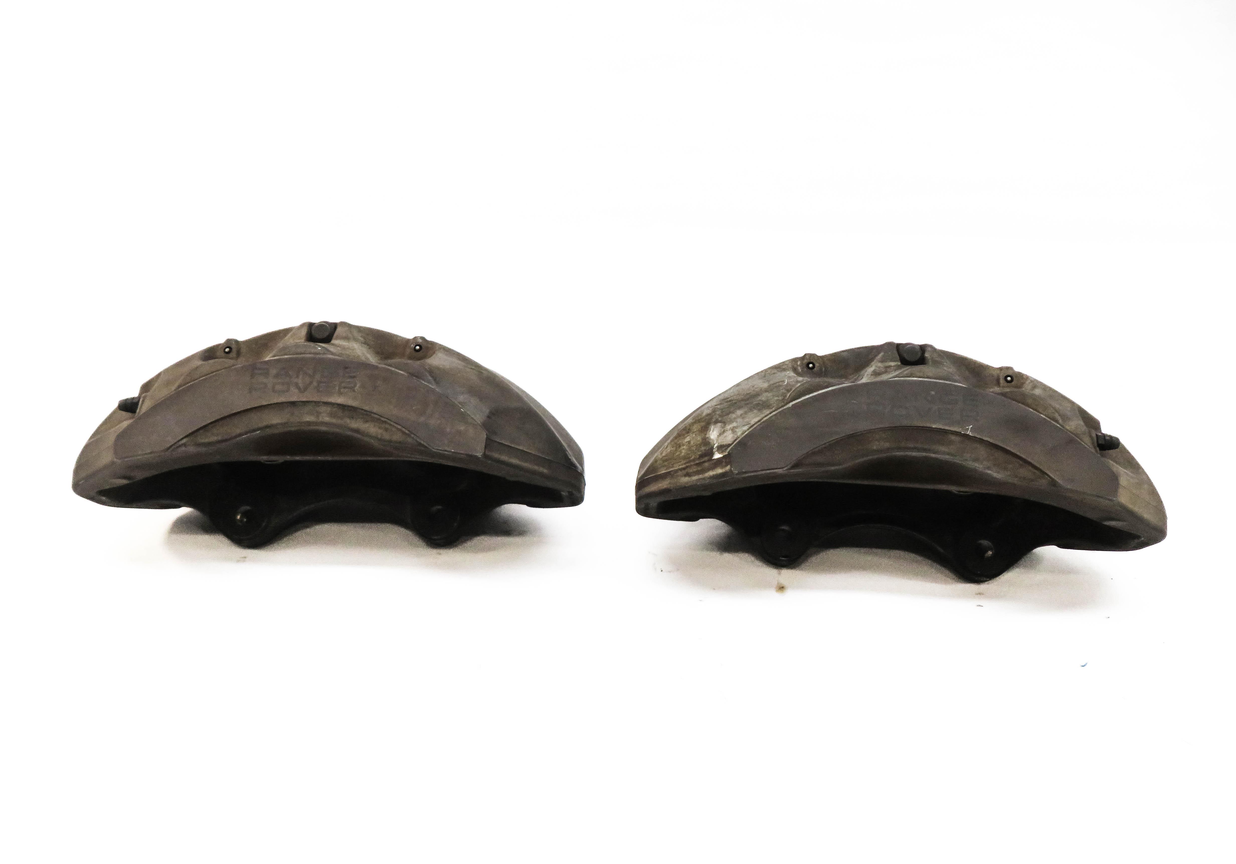 10-13 RANGE ROVER SPORT (L320) SUPERCHARGED - FRONT BRAKE CALIPER SET-2 (BREMBO) — exact item pictured