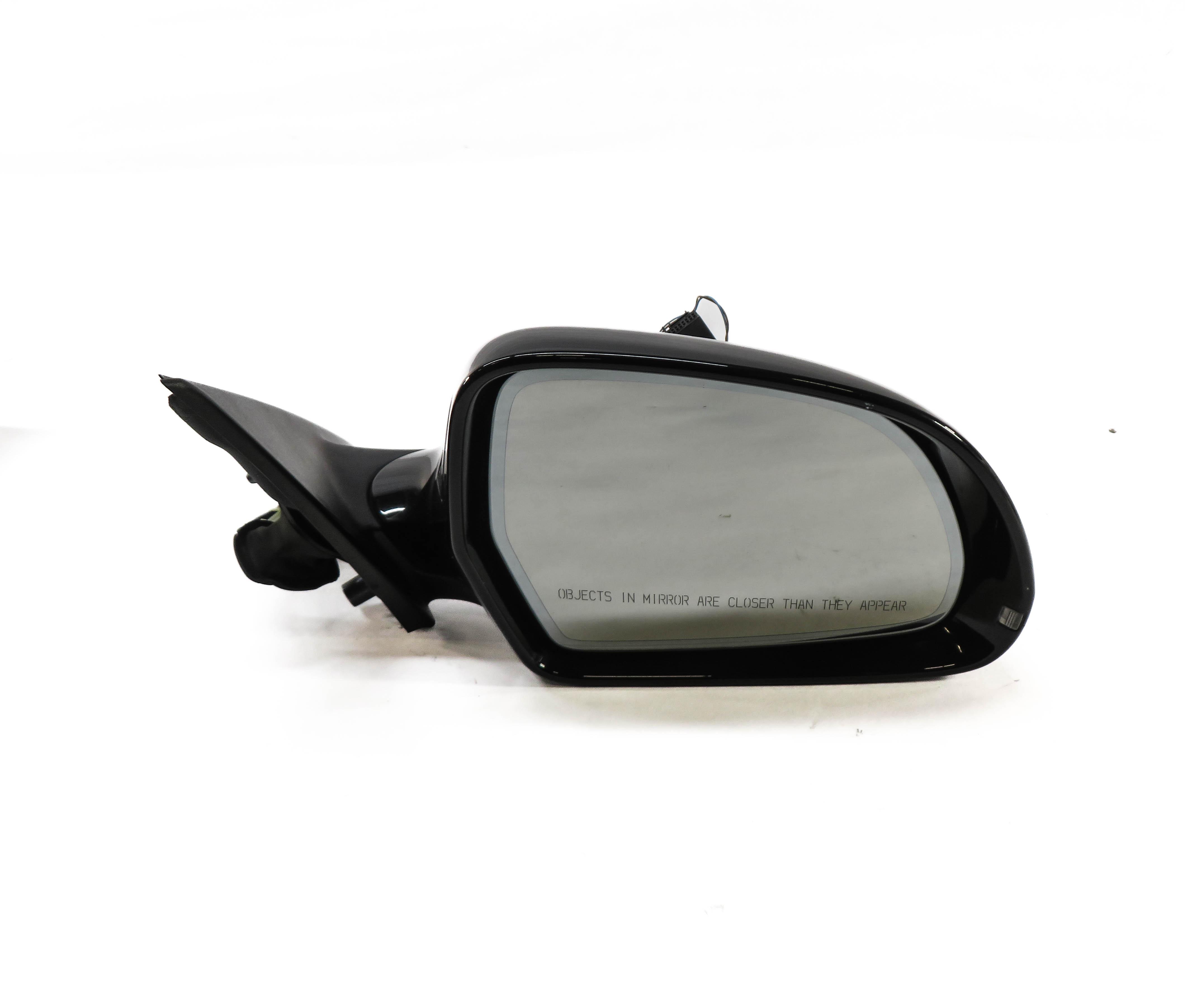 2009 AUDI A4 (B8 8K) SDN / WGN - RIGHT HEATED MEMORY AUTODIM DOOR MIRROR (BLACK) — exact item pictured